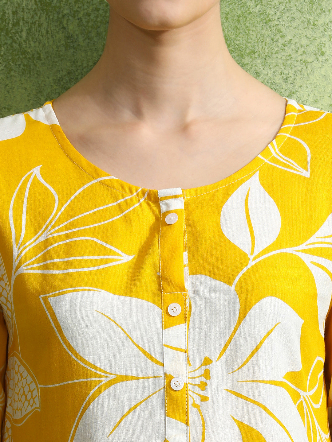 Floral Printed Tiered Ethnic Dress