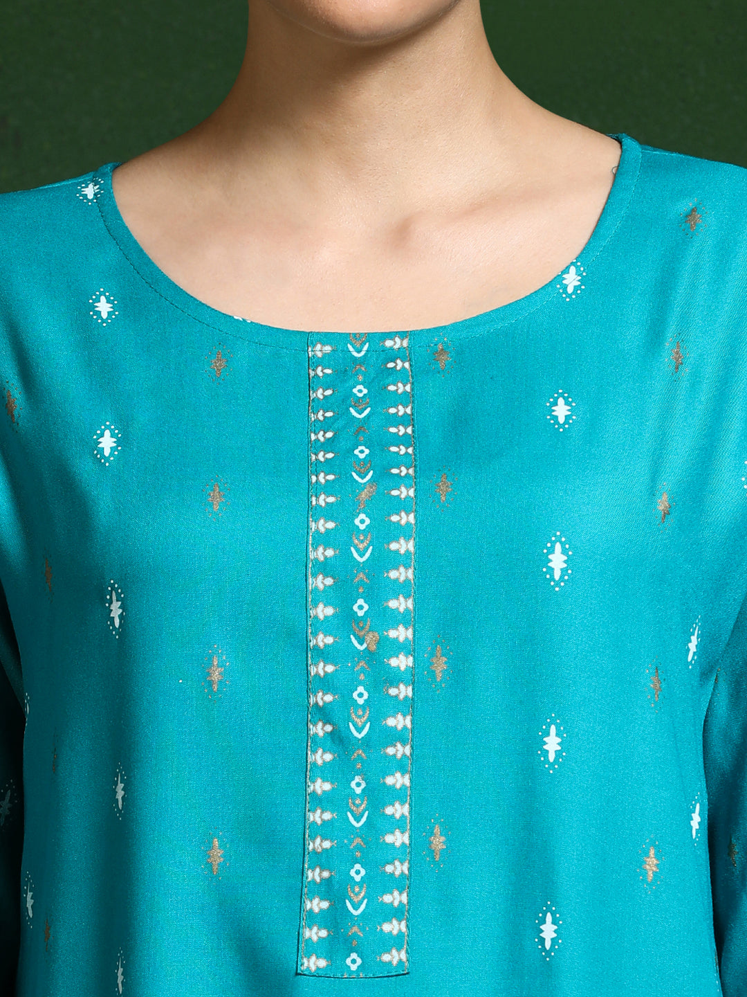 Floral Printed A-Line Kurta