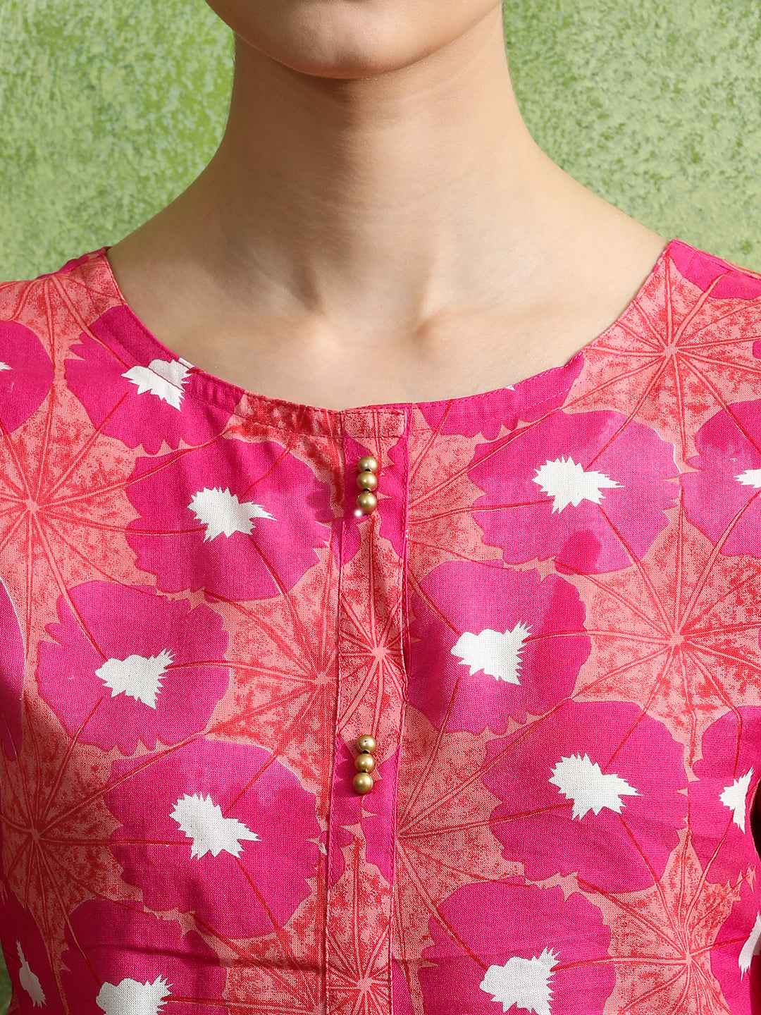 Floral Printed Straight Kurta