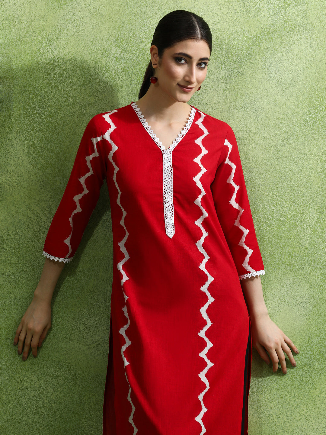 Floral Printed Straight Kurta