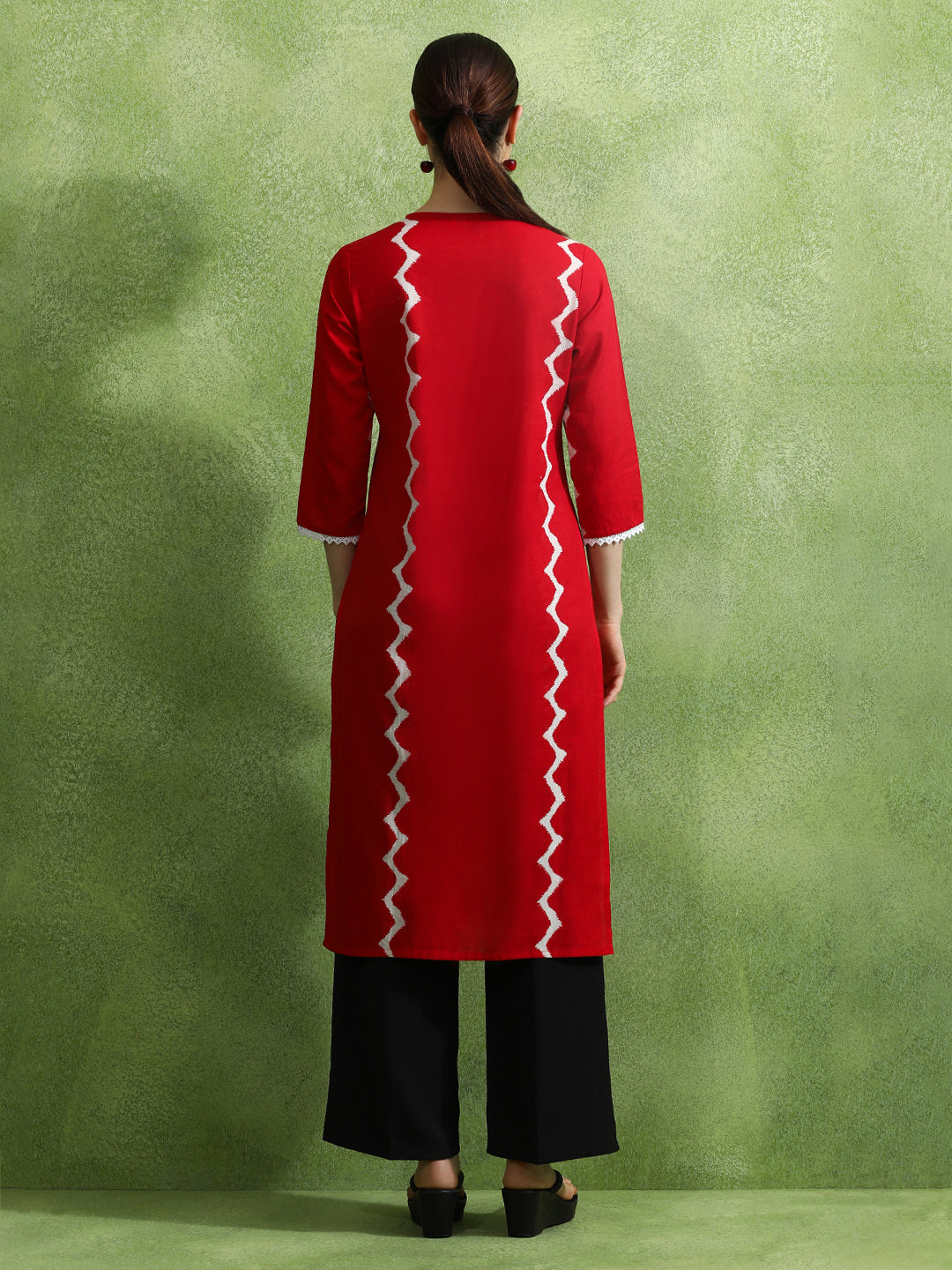 Floral Printed Straight Kurta