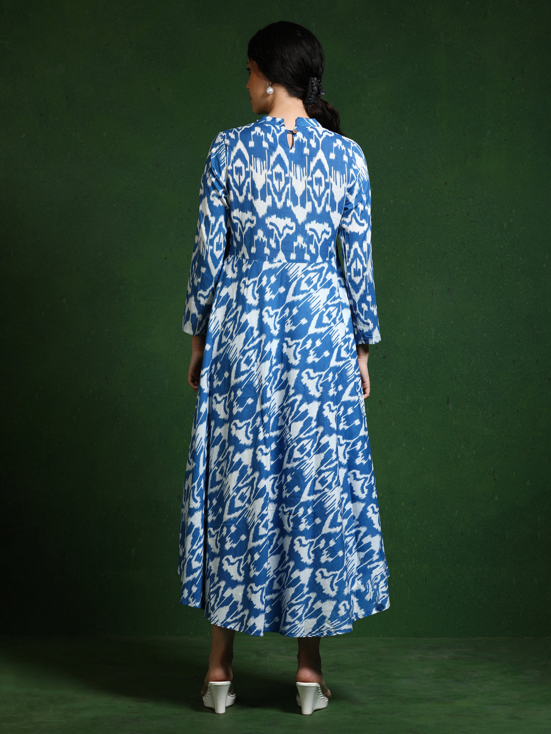 Floral Printed A-Line Pure Cotton Dress