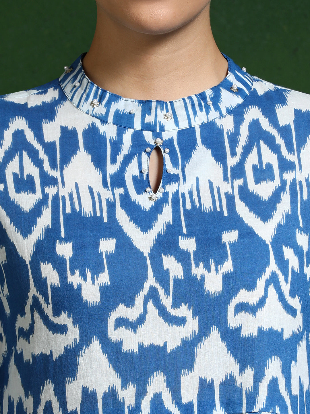 Floral Printed A-Line Pure Cotton Dress