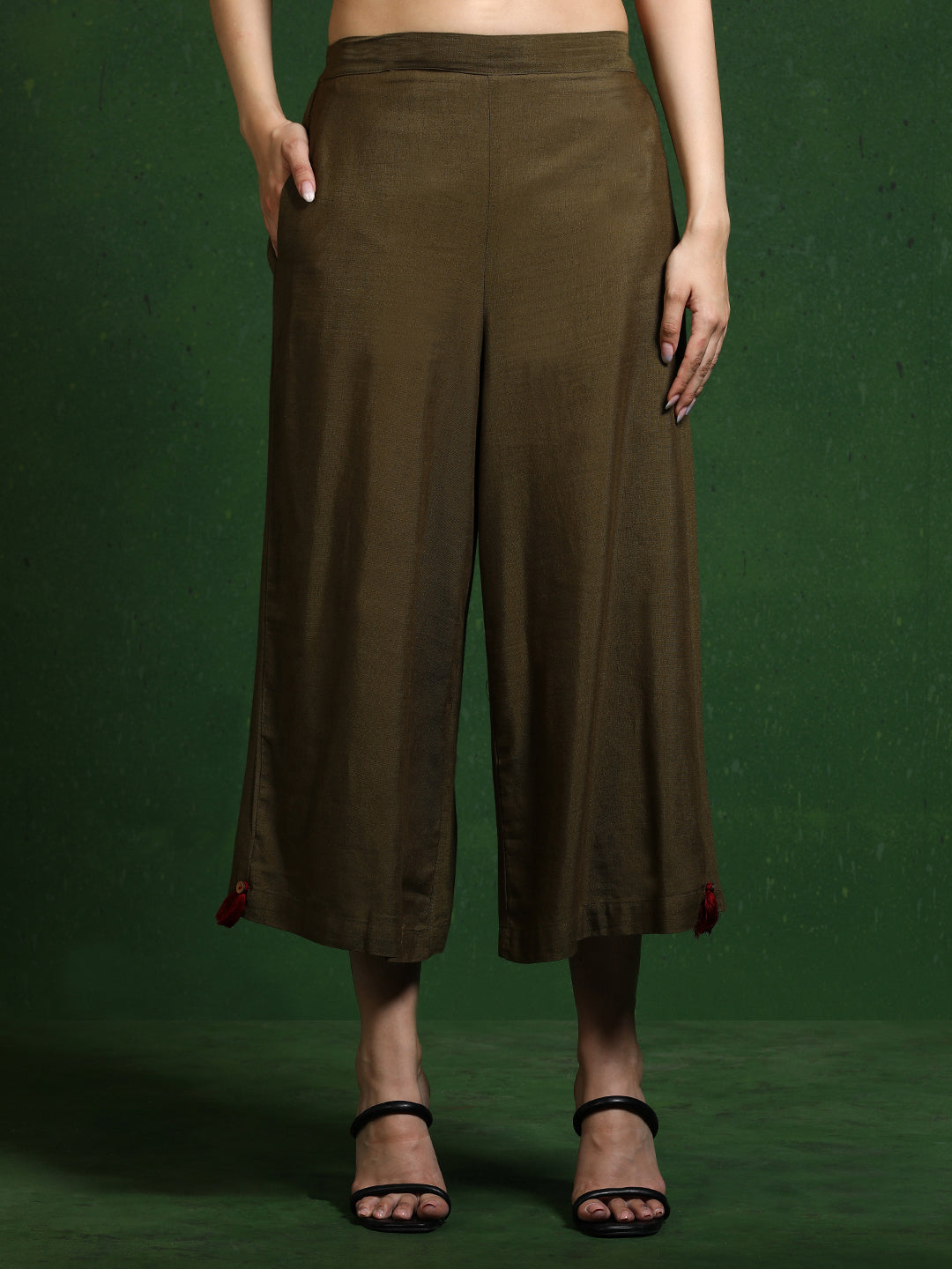 Pure cotton Solid kurta sets with palazzo