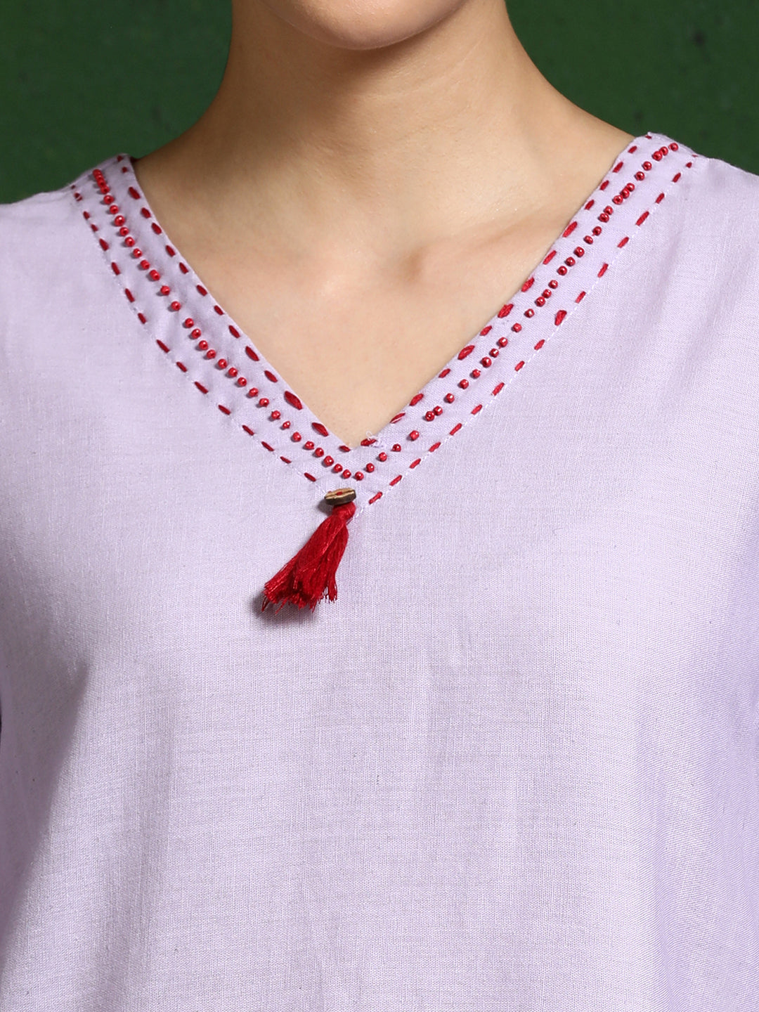 Pure cotton Solid kurta sets with palazzo