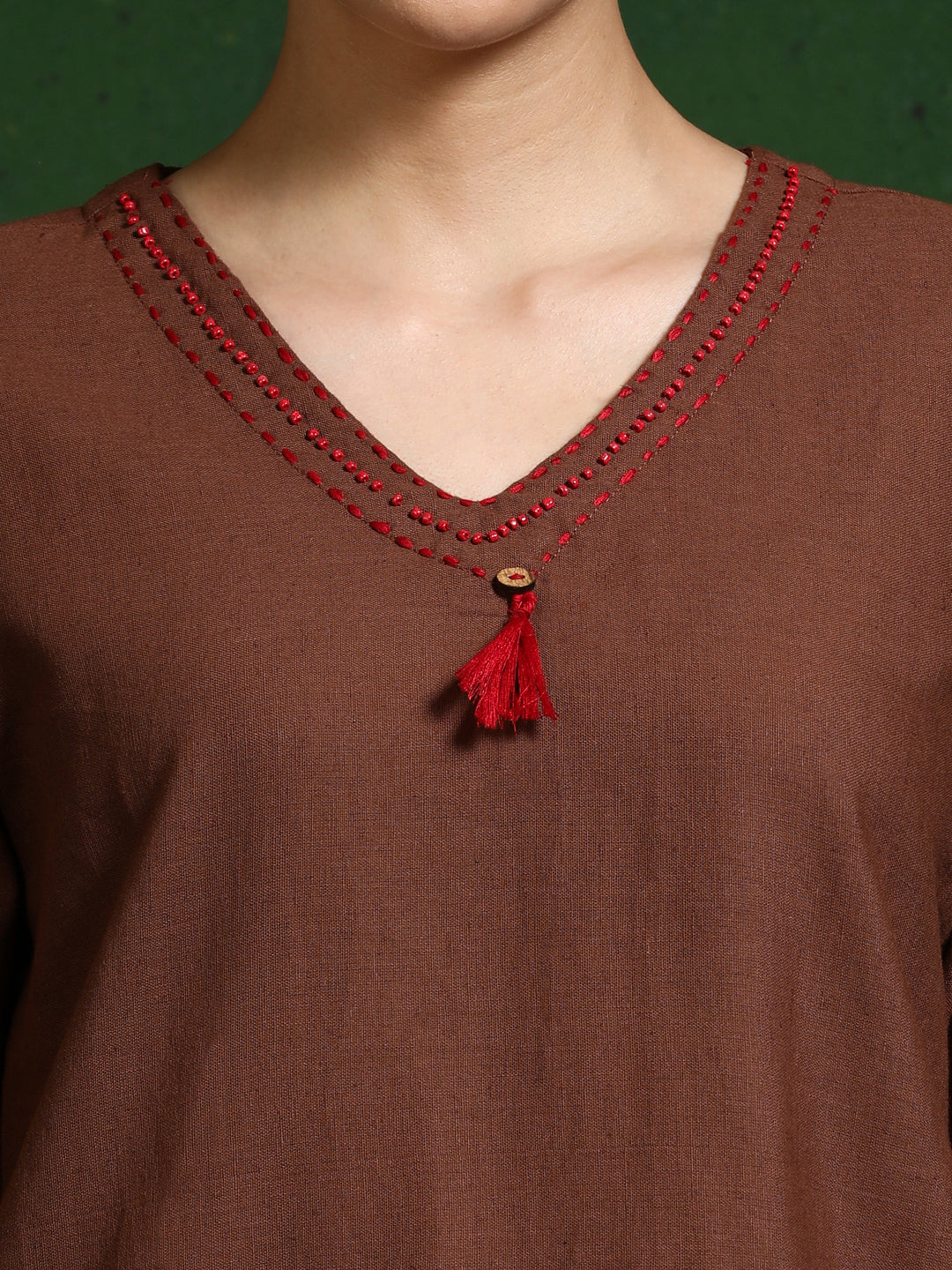 Pure cotton Solid kurta sets with palazzo