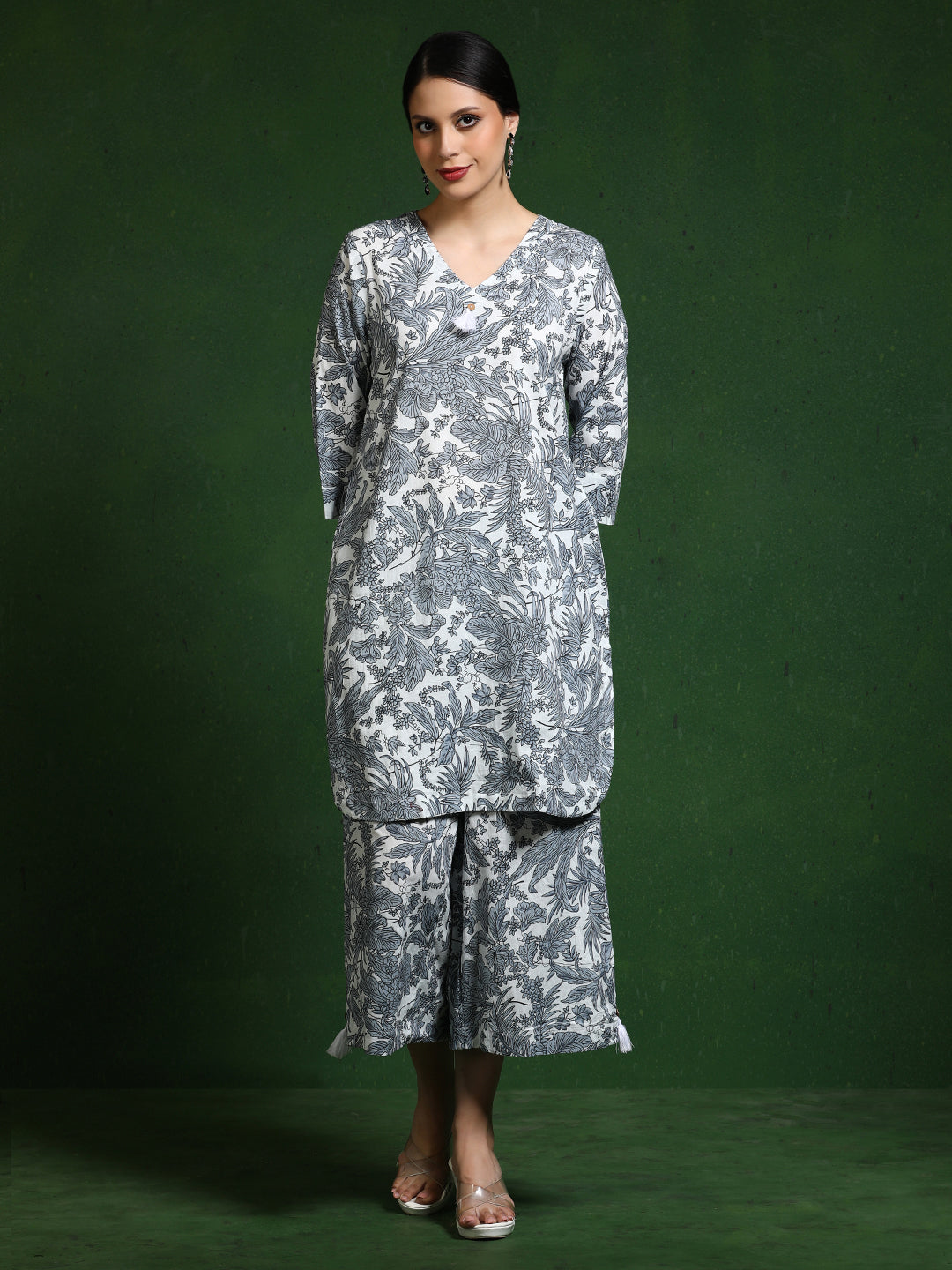 Pure cotton Printed kurta sets with palazzo