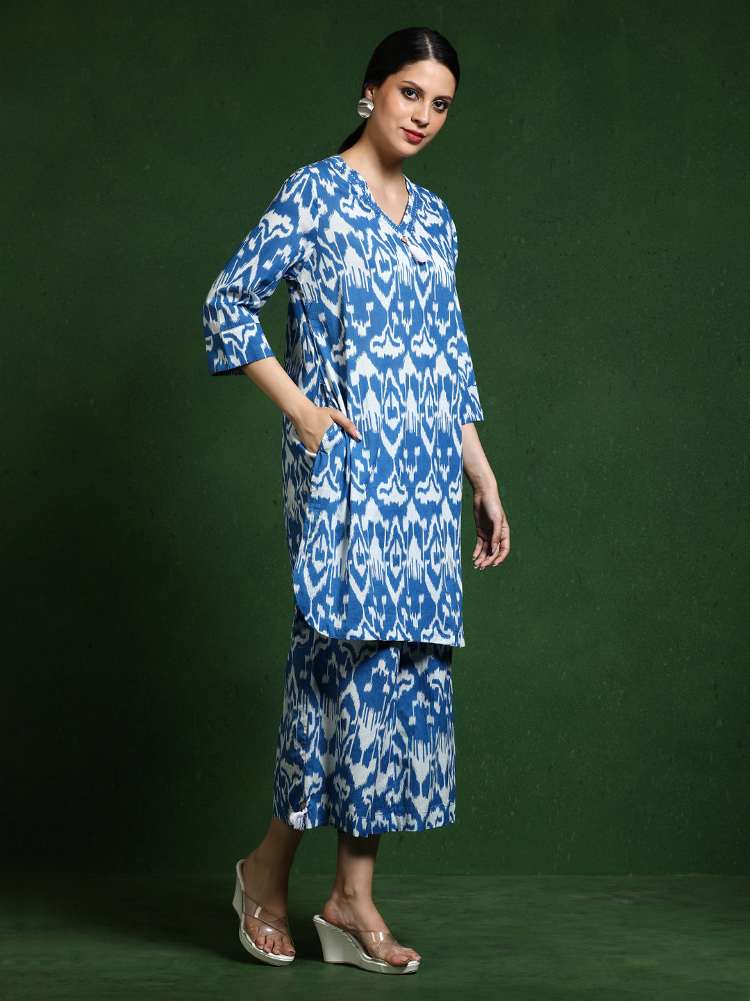 Pure cotton Printed kurta sets with palazzo