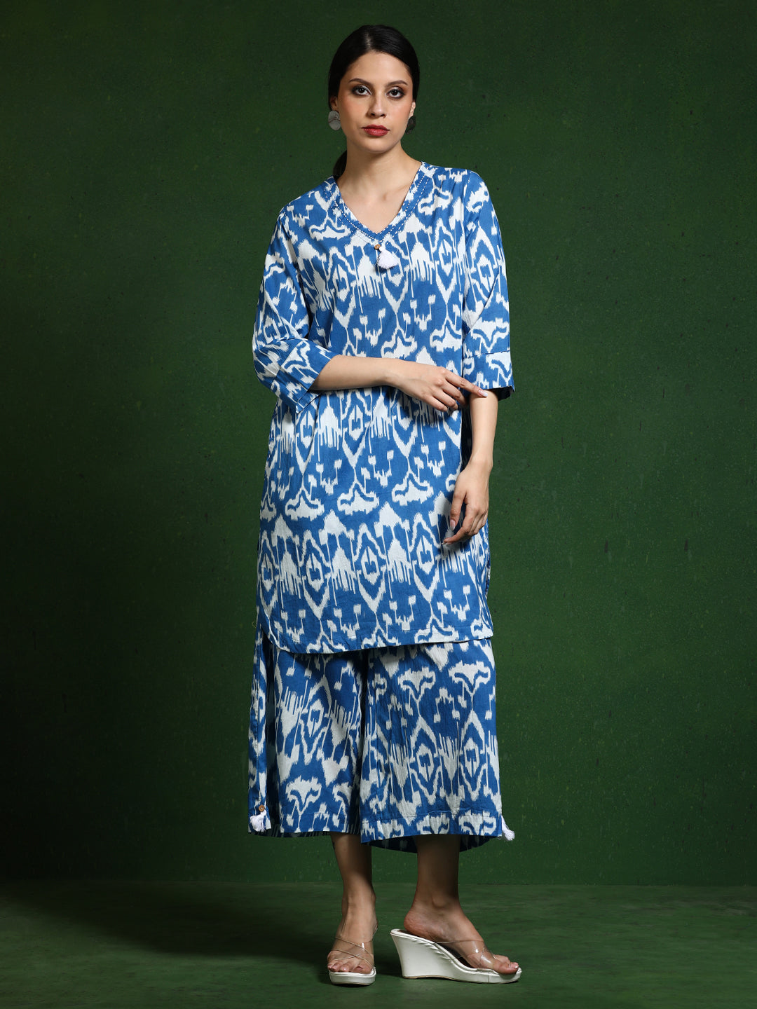 Pure cotton Printed kurta sets with palazzo