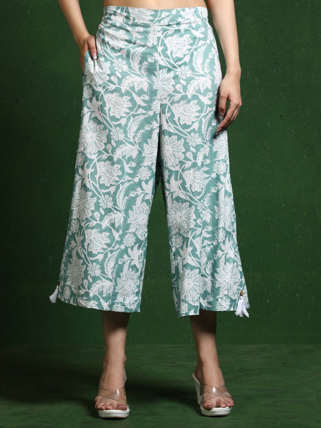 Pure cotton Printed kurta sets with palazzo