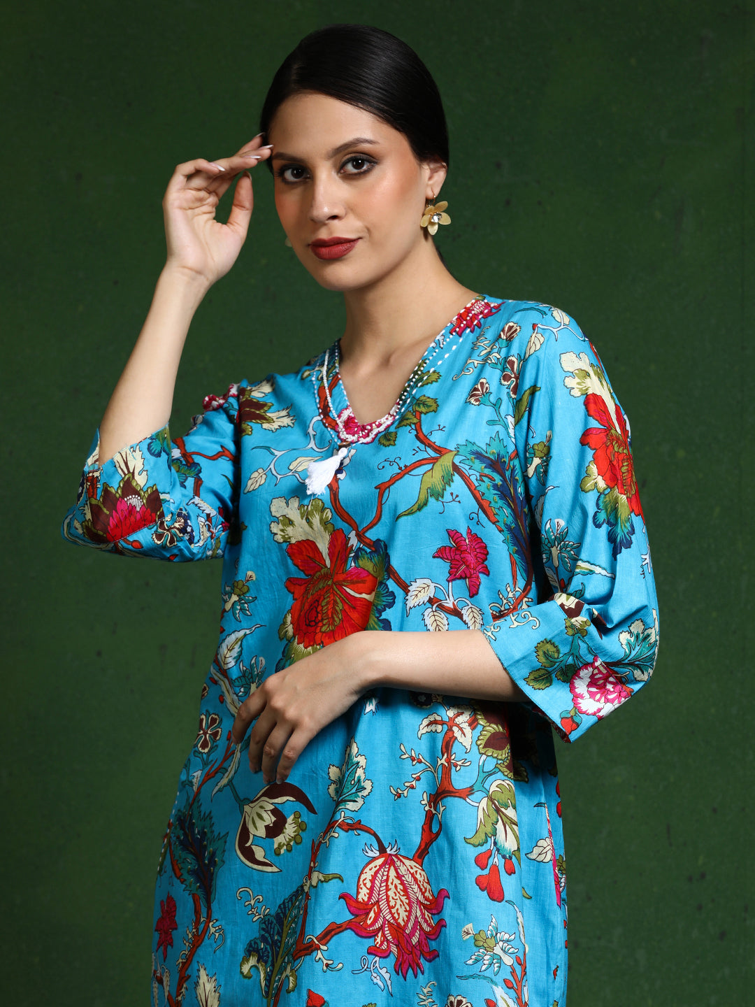 Pure cotton Printed kurta sets with palazzo