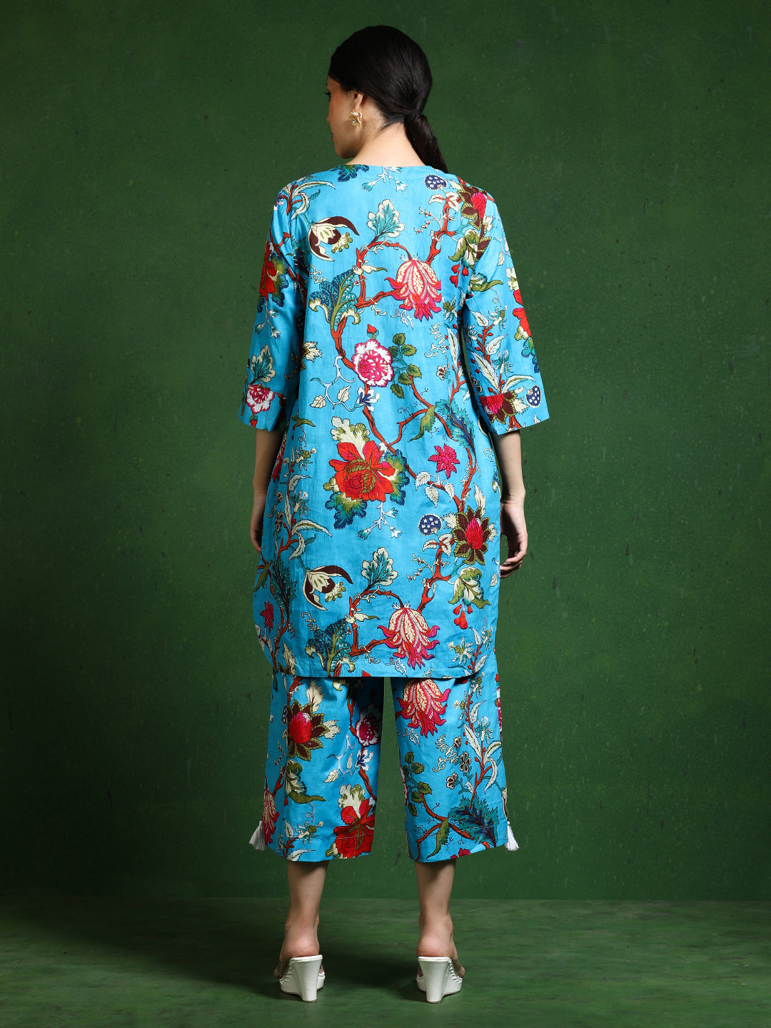 Pure cotton Printed kurta sets with palazzo