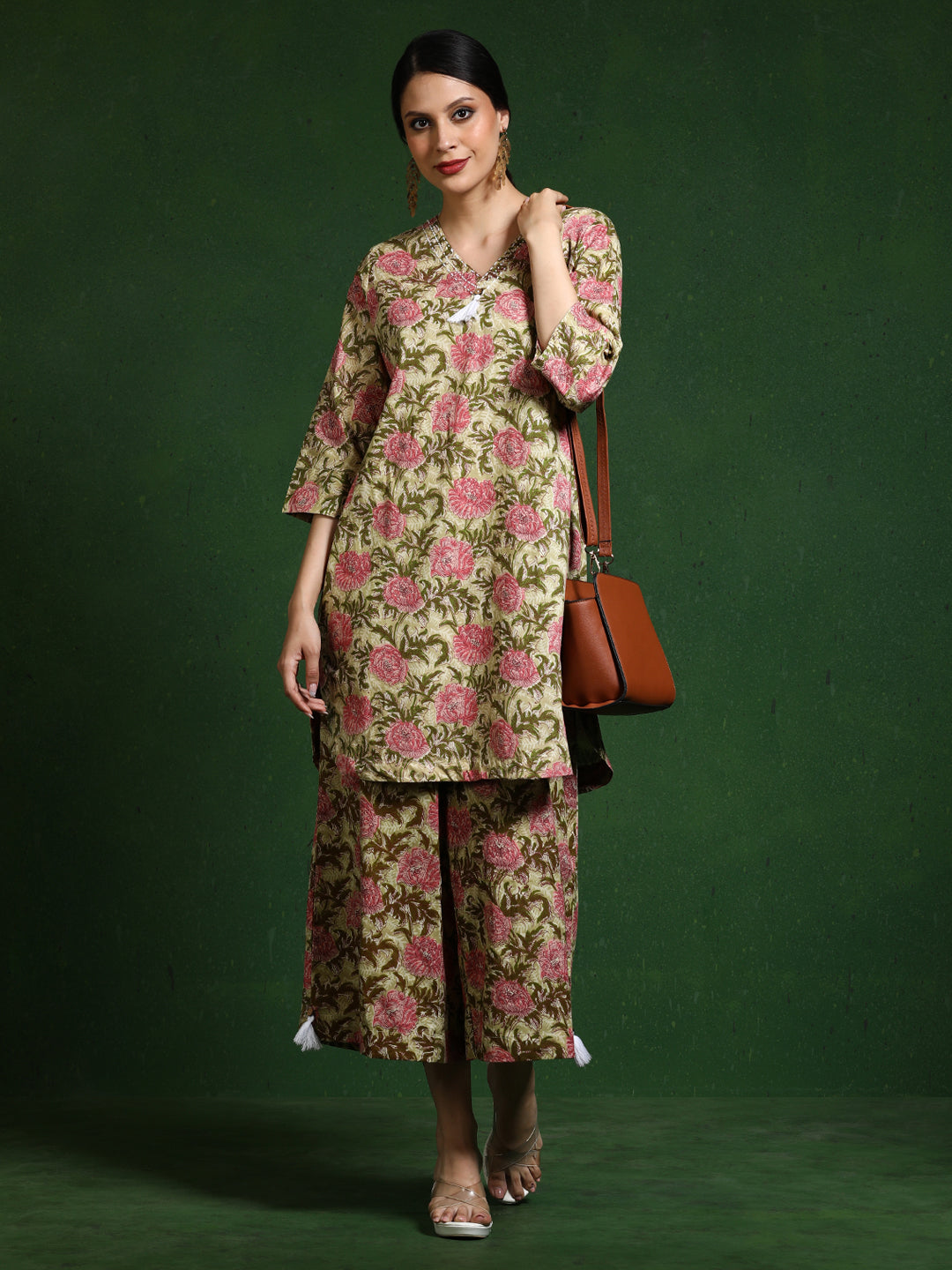 Pure cotton Printed kurta sets with palazzo