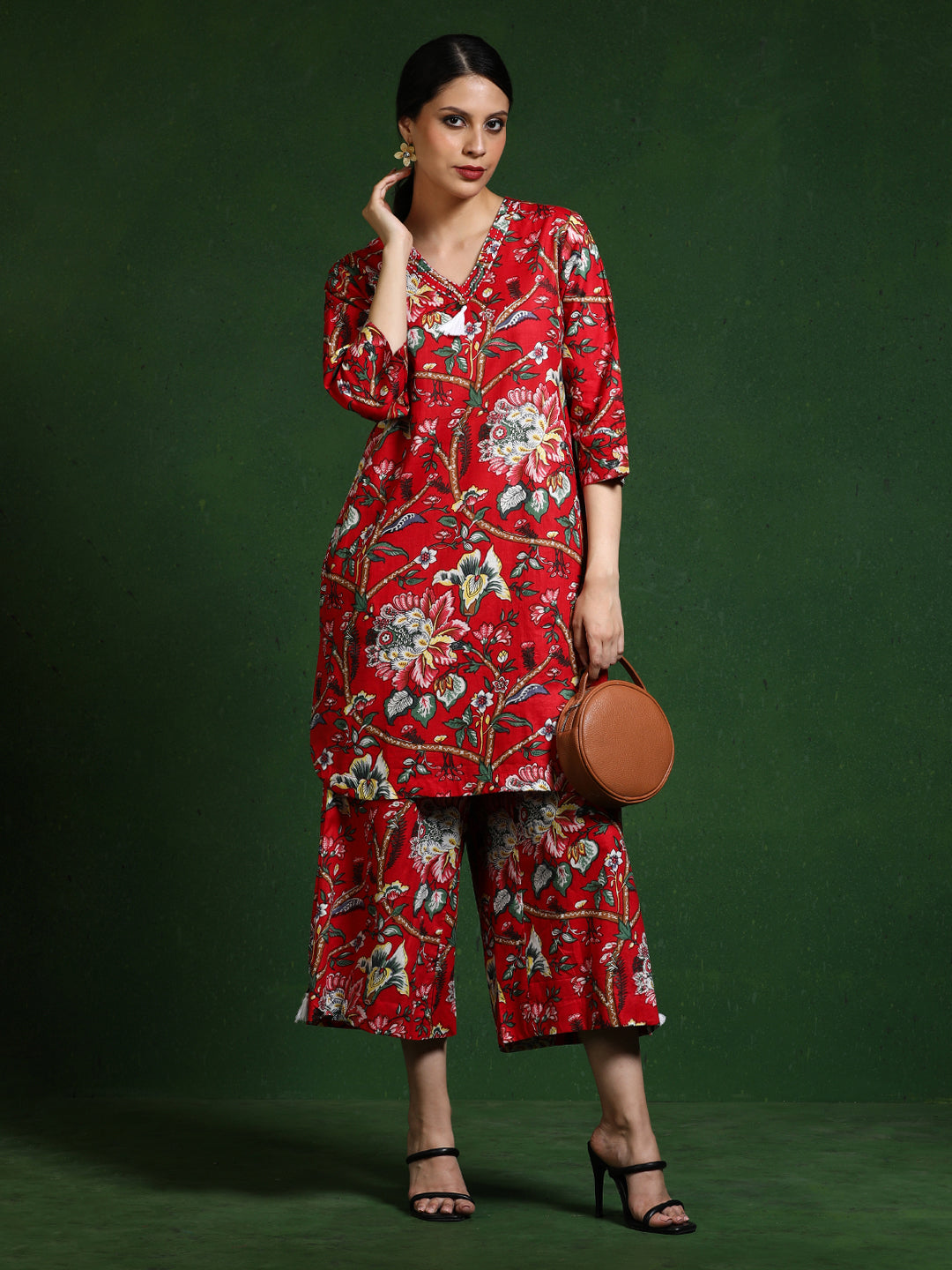 Pure cotton Printed kurta sets with palazzo