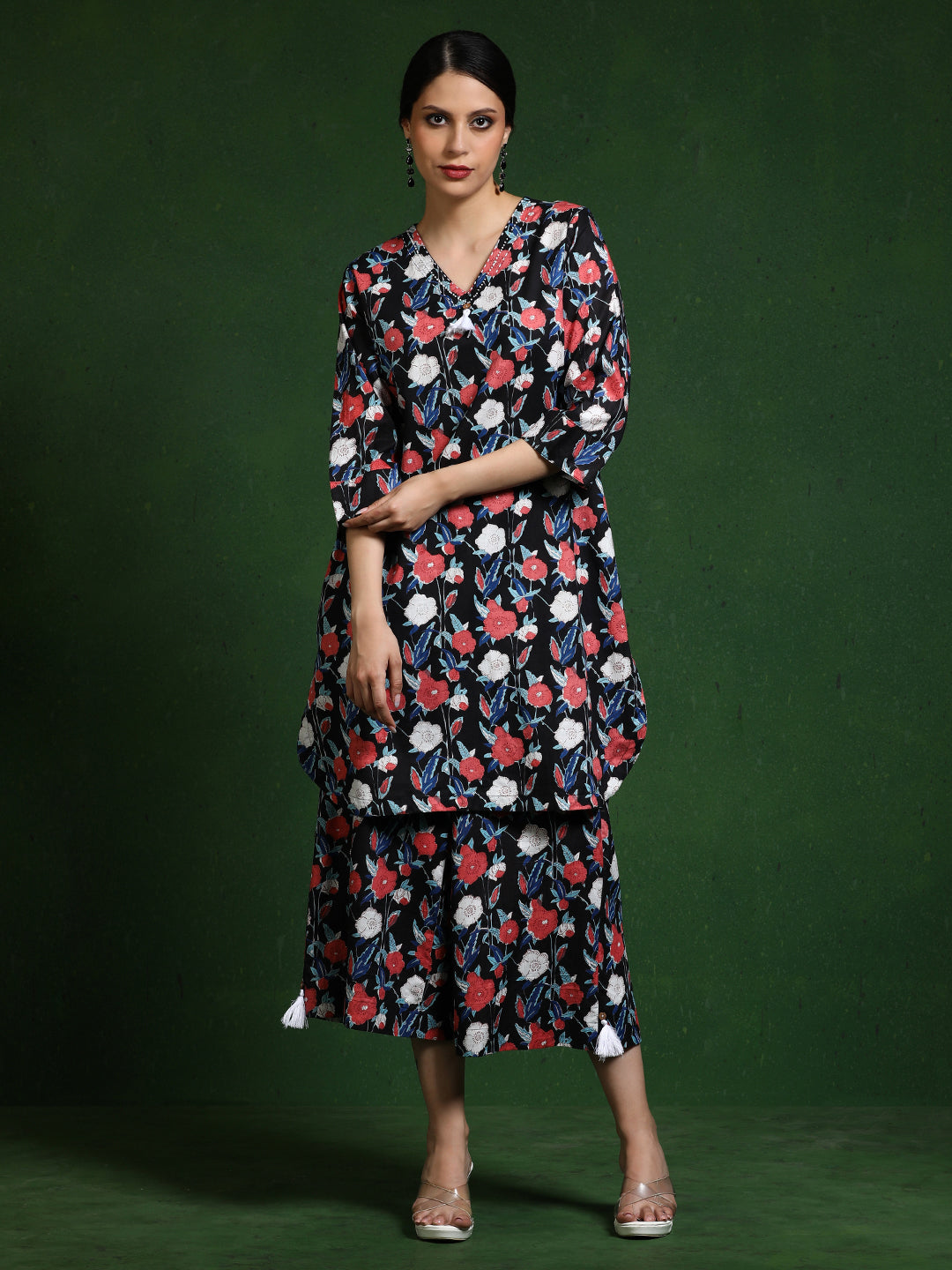Pure cotton Printed kurta sets with palazzo