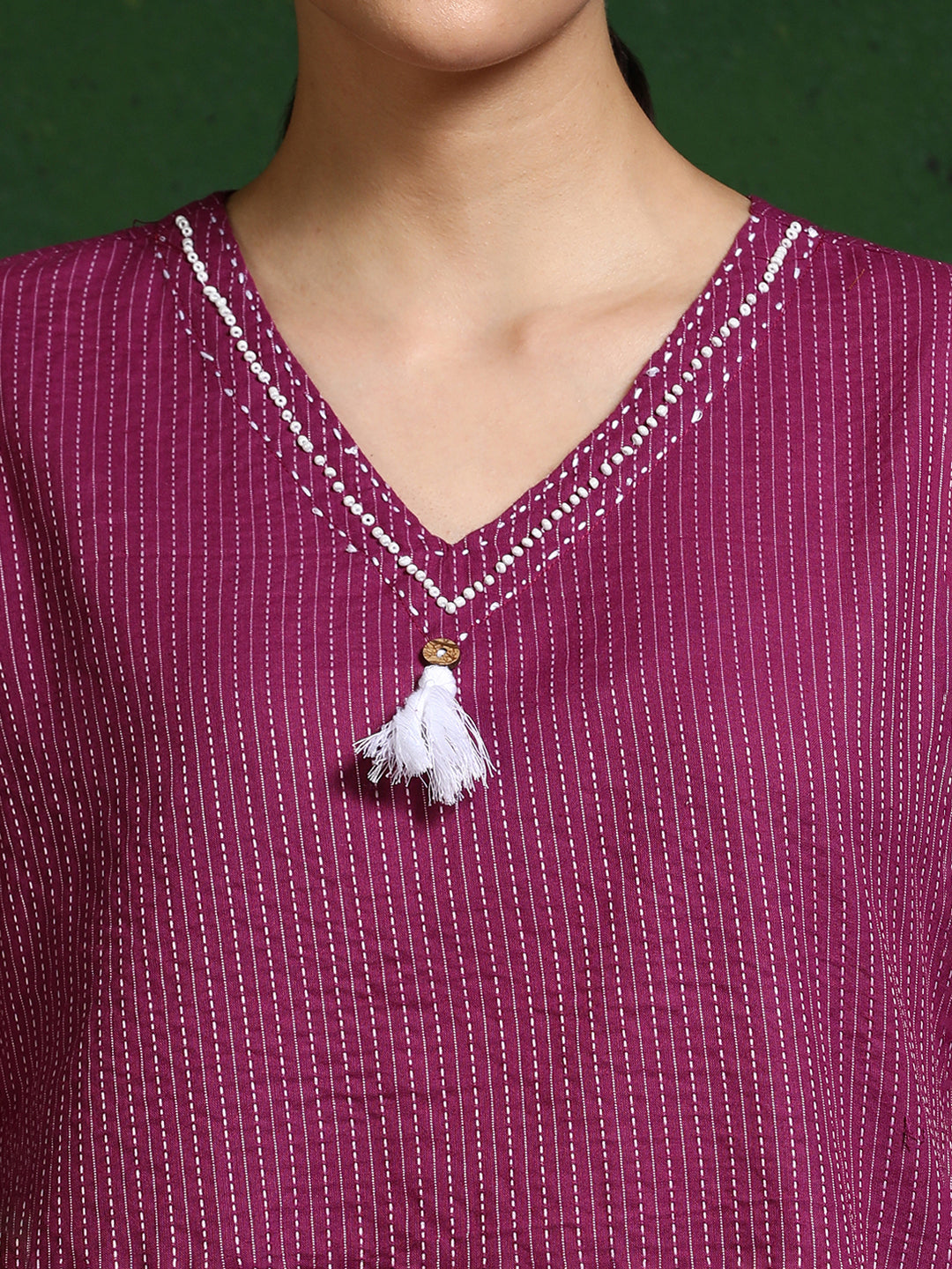 Pure cotton Solid kurta sets with palazzo