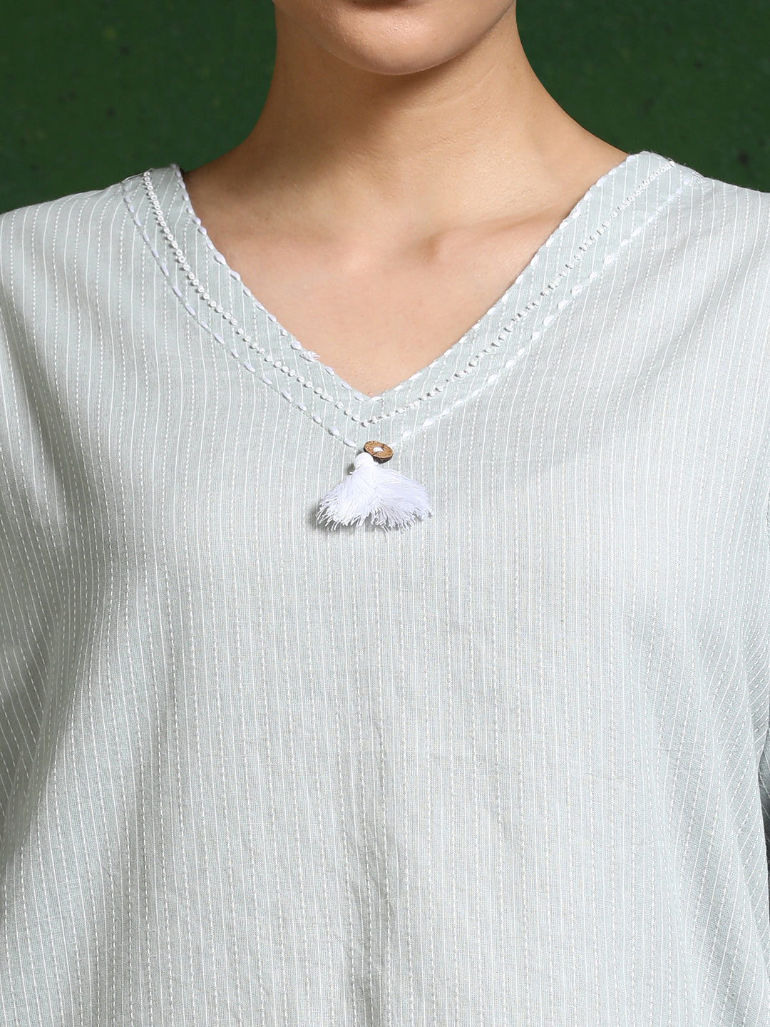 Pure cotton Solid kurta sets with palazzo