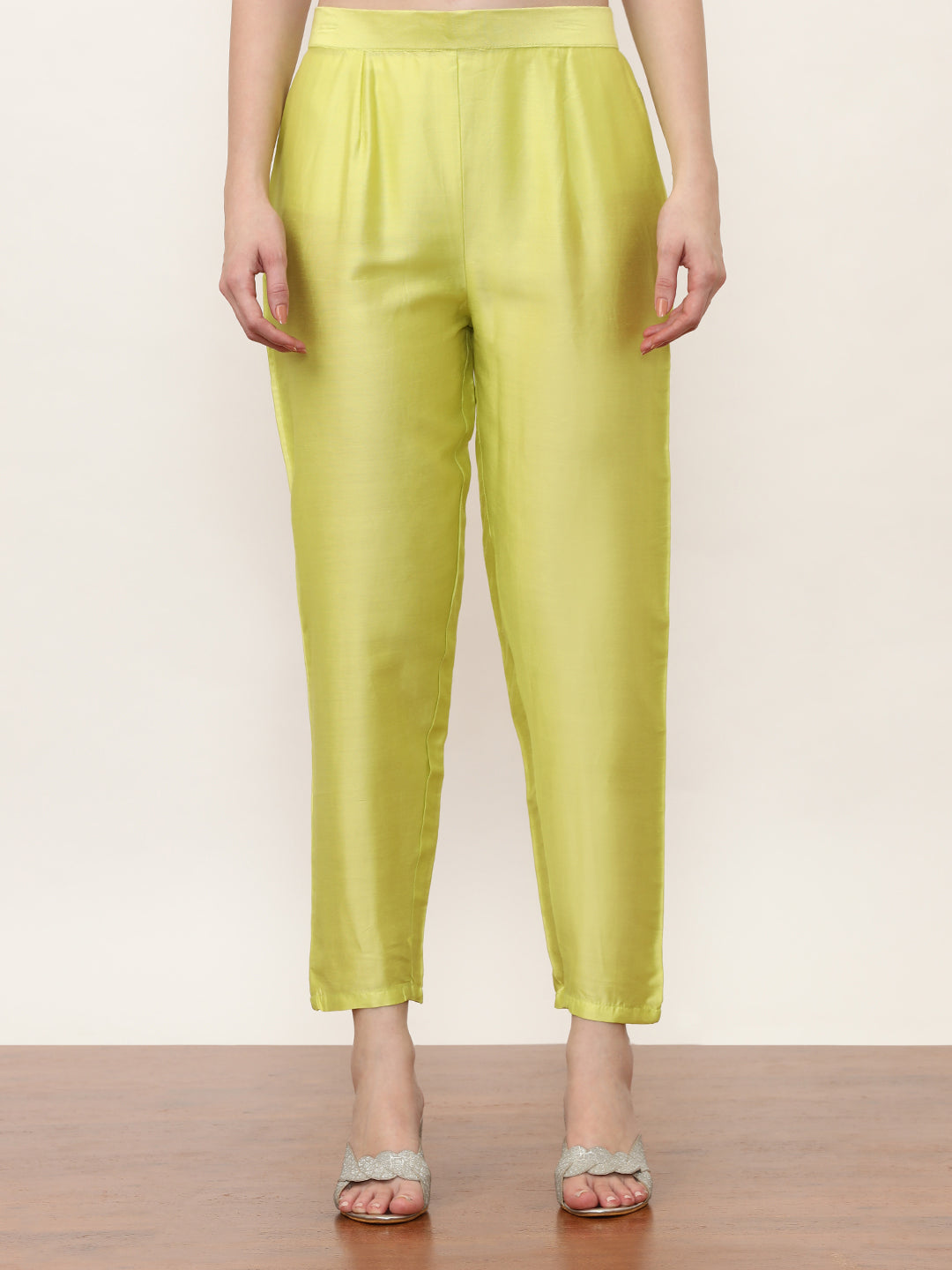 Embroidered Chinon Ethnic Motifs Kurta Sets With Dupatta