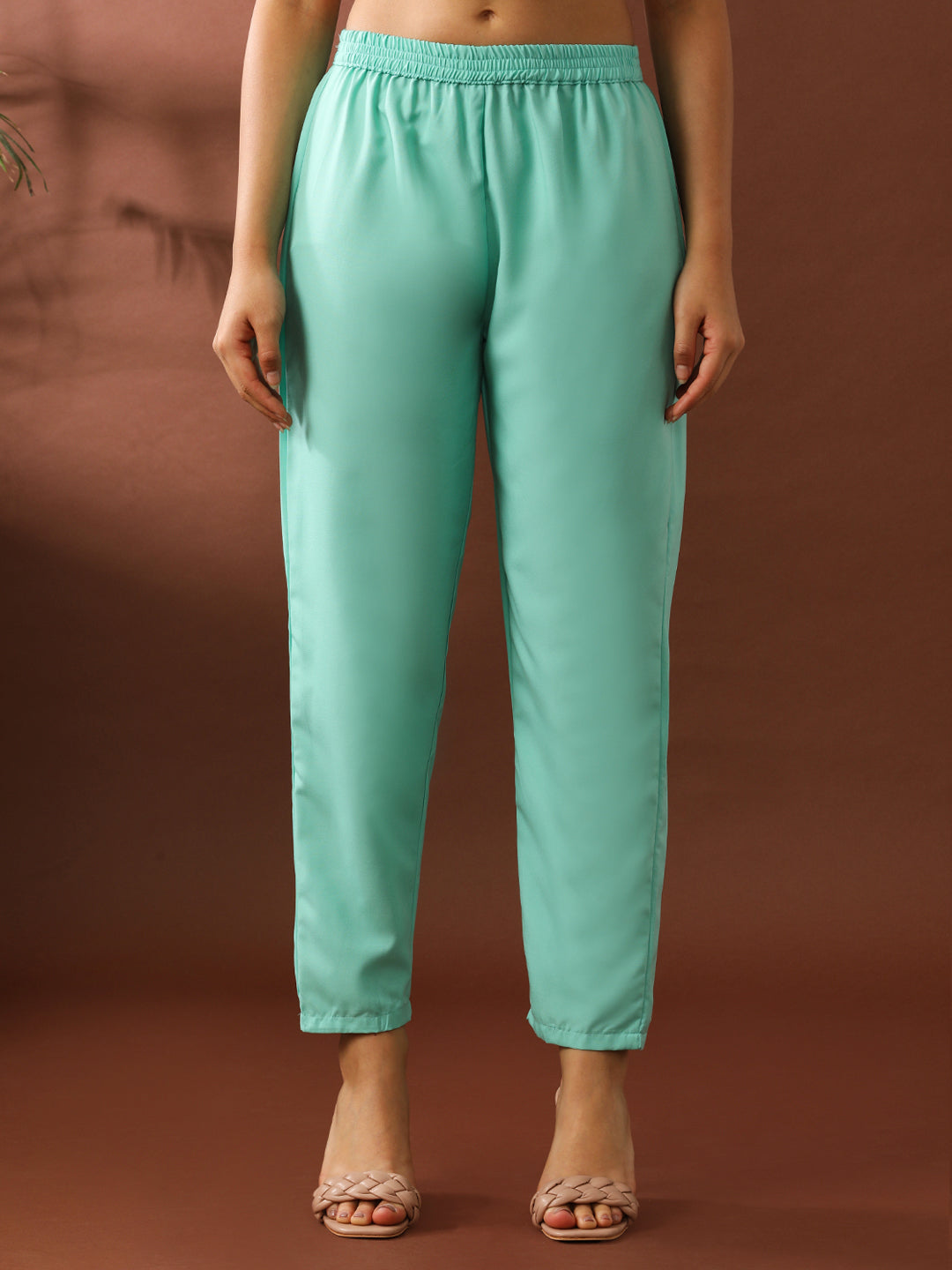 Floral Embroidered Straight Kurta & Trousers Sets