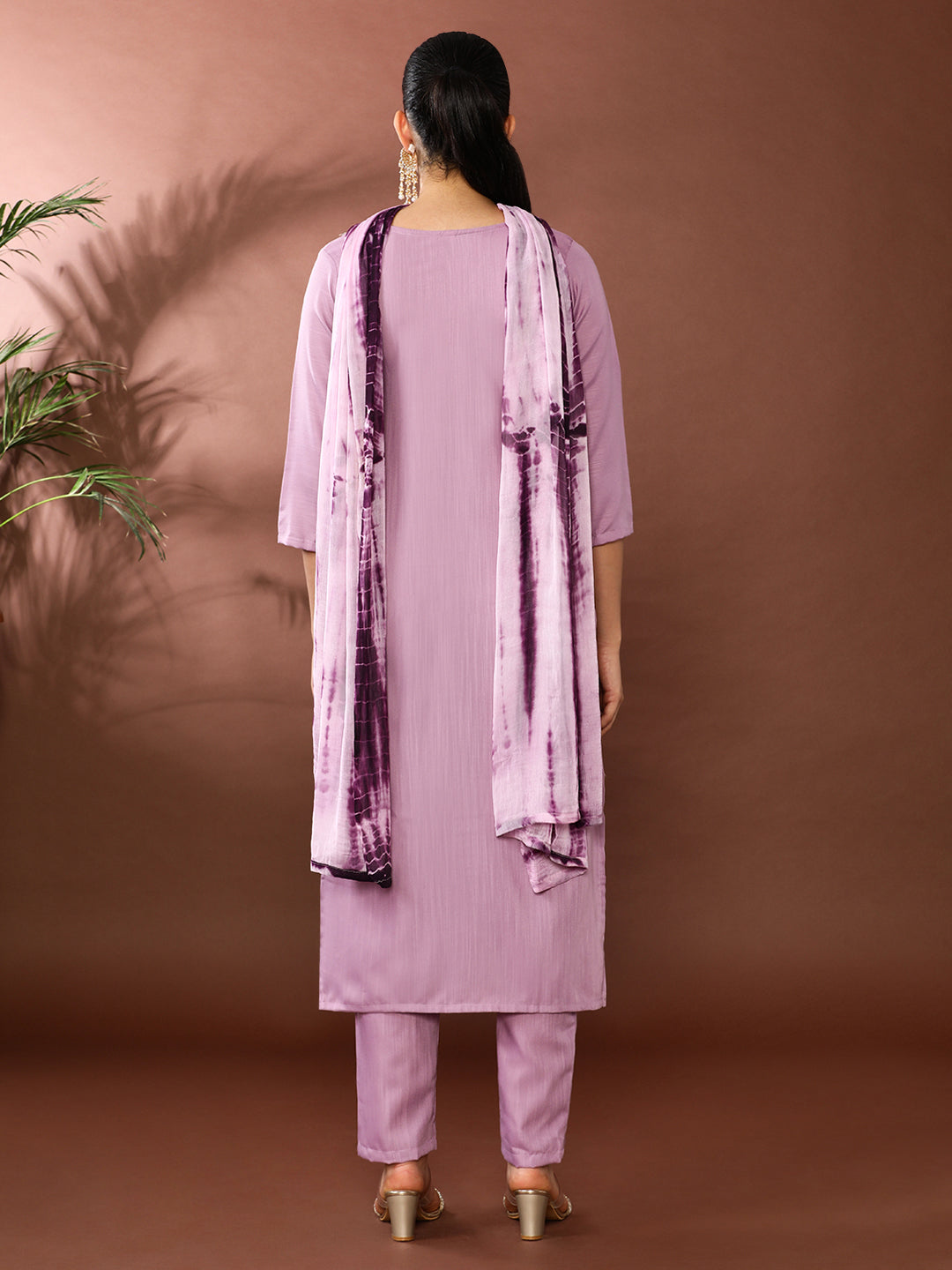 Floral Embroidered Kurta & Trousers Sets