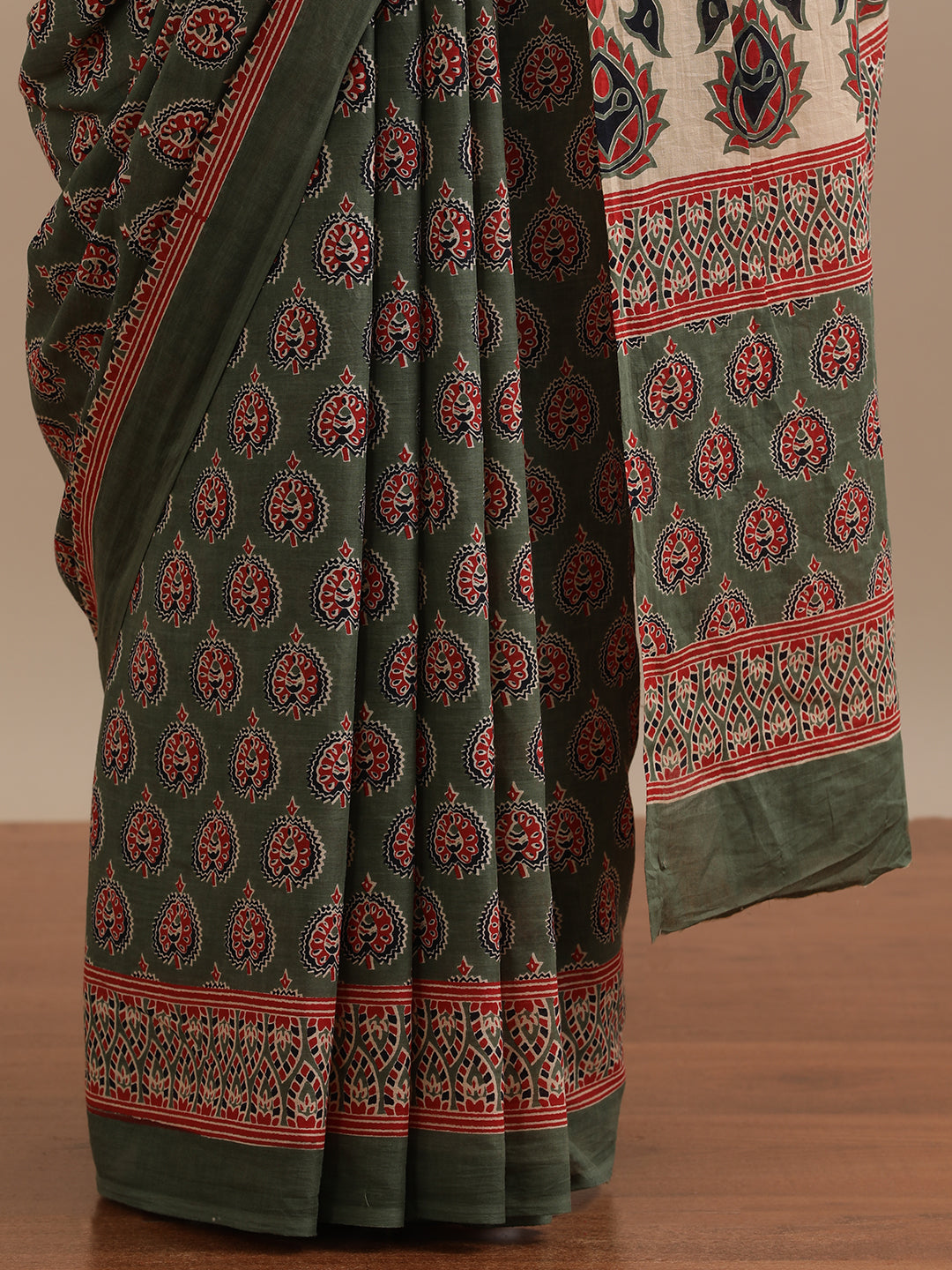 Mulmul Cotton Printed Saree