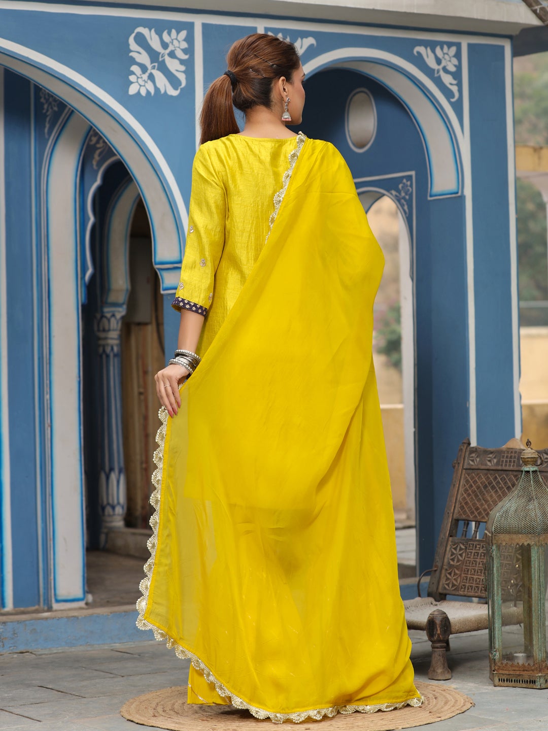 Buy Exclusive Embroidered Kurta set for ladies at Jaipur Kurti