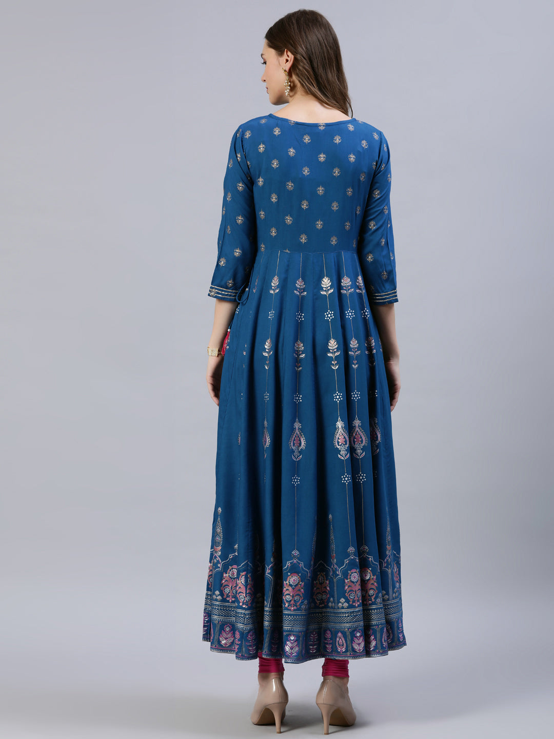 printed long kurta at best price