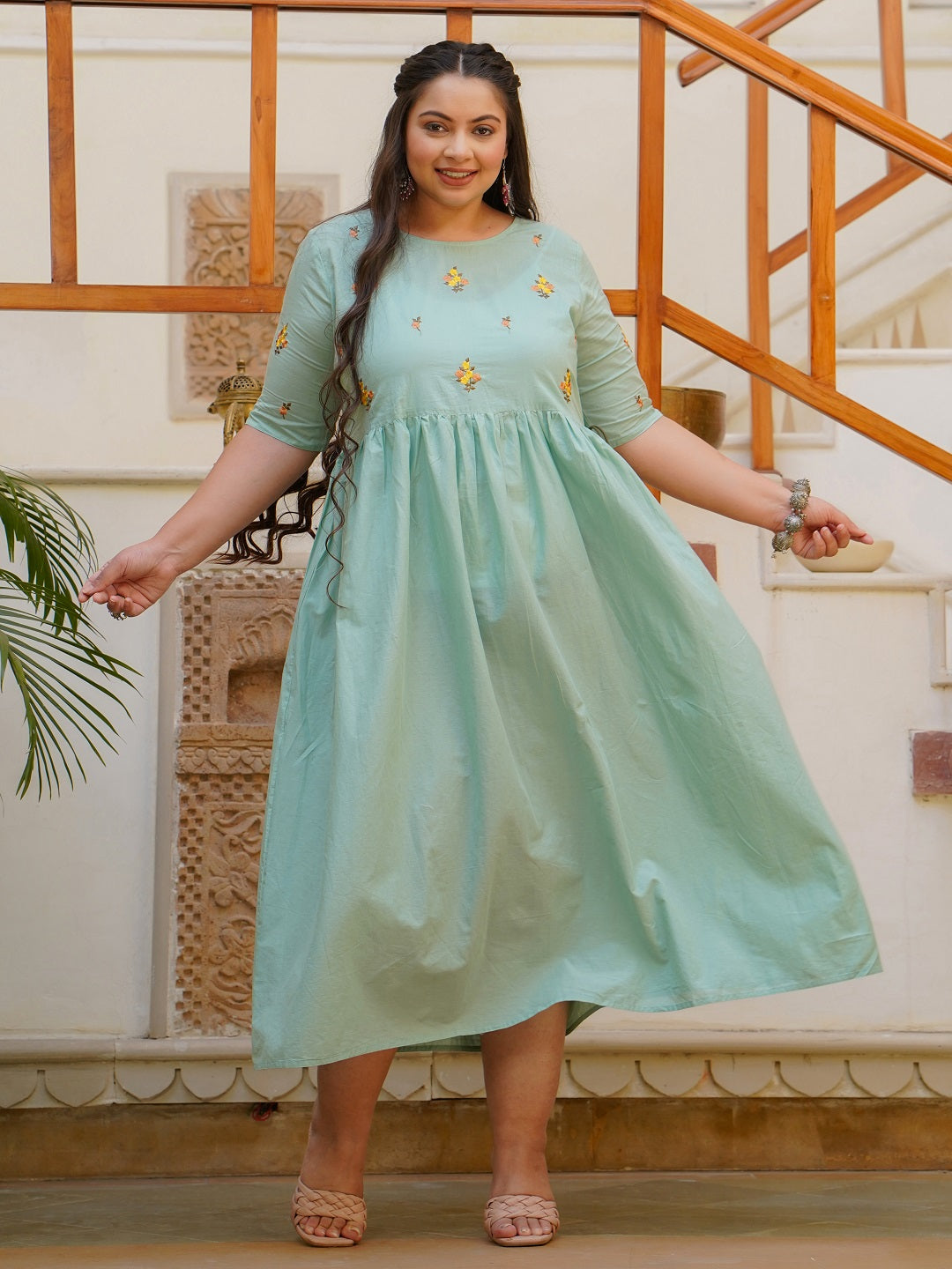 buy flared kurtas and dresses online