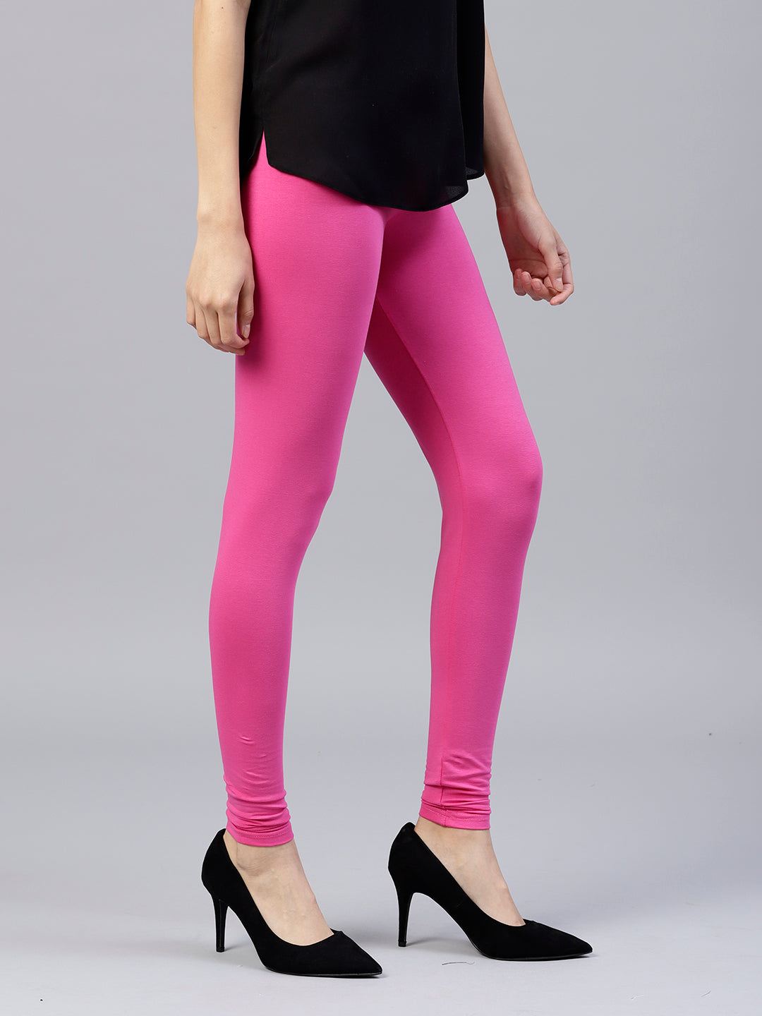 Rani Solid Cotton Lycra Leggings