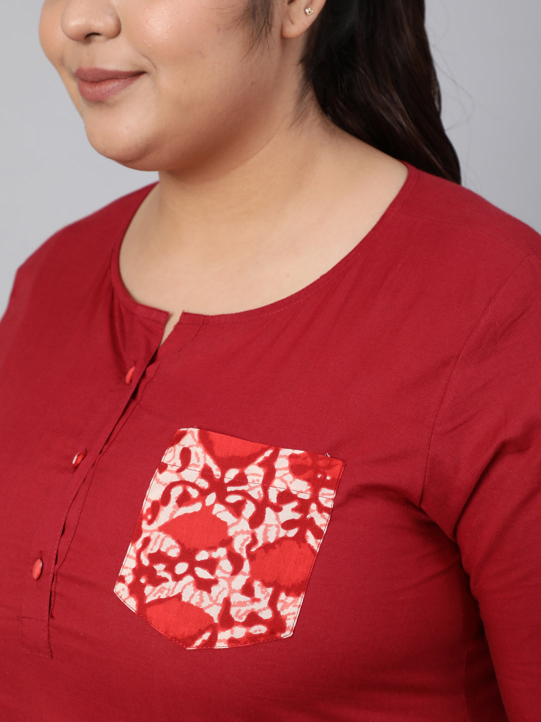 Cotton Printed Lounge Wear Solid Top With Printed Bottom