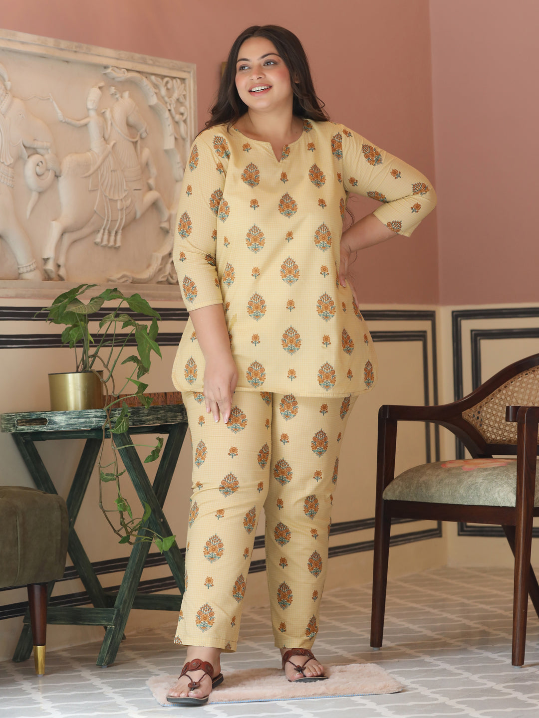 soft cotton printed loungewear at jaipur kurti
