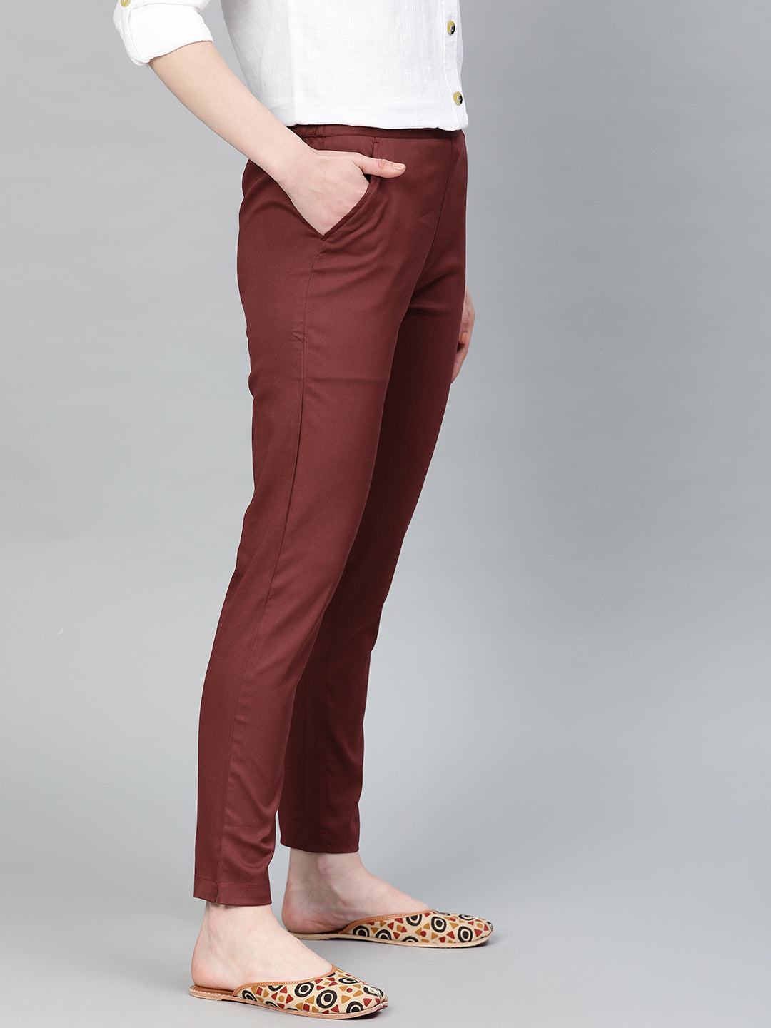 Buy Slim Fit Pants for Ladies