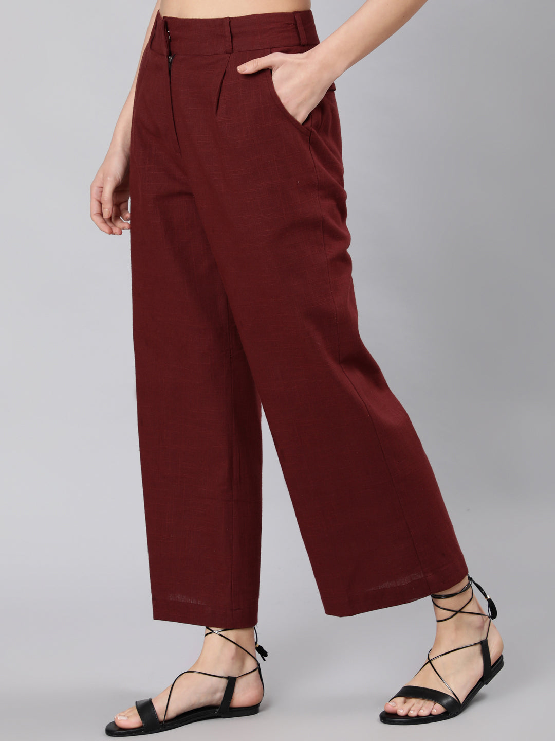 Buy parallel pants with crop top