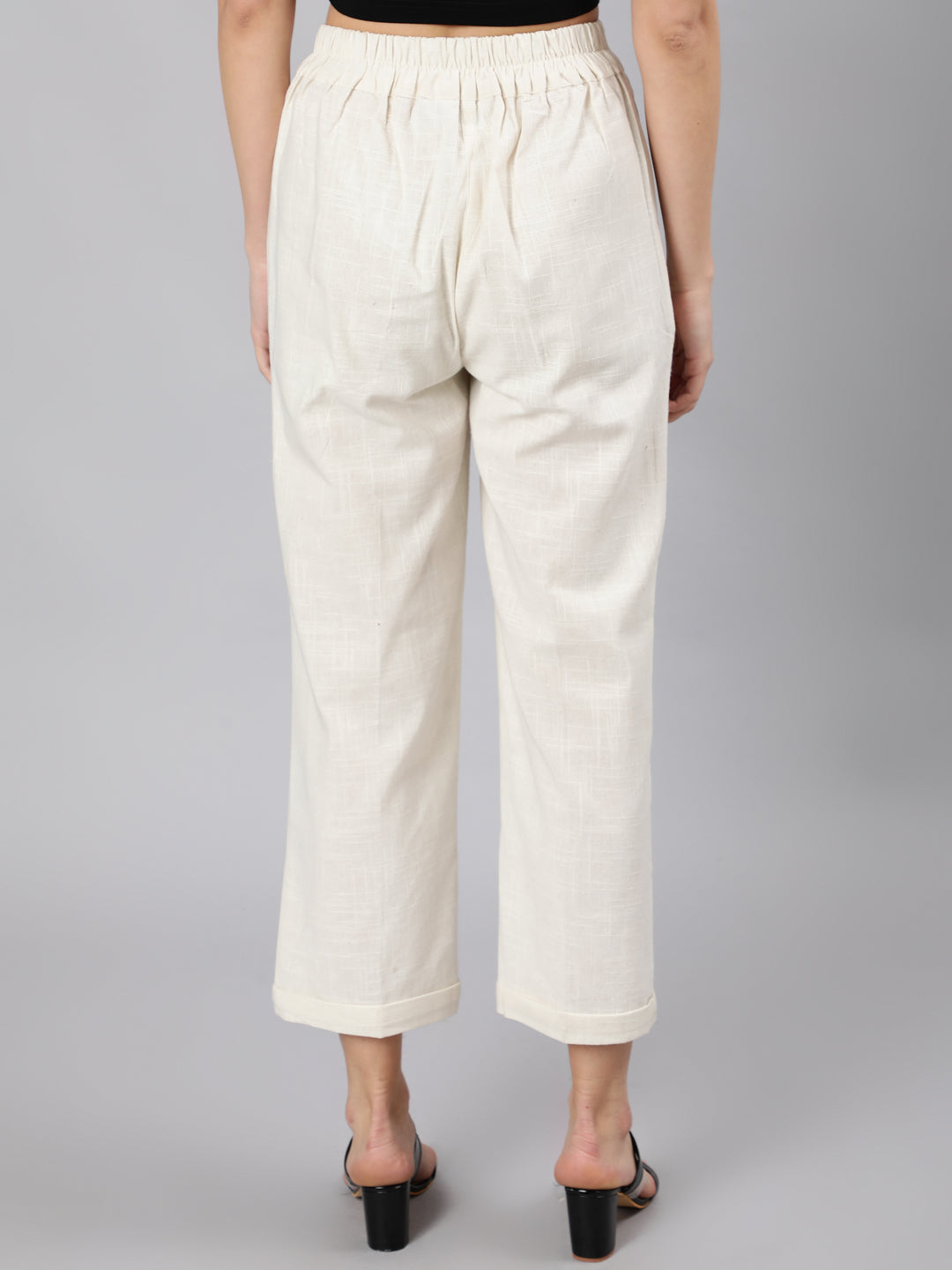 Buy cotton casual pants for ladies