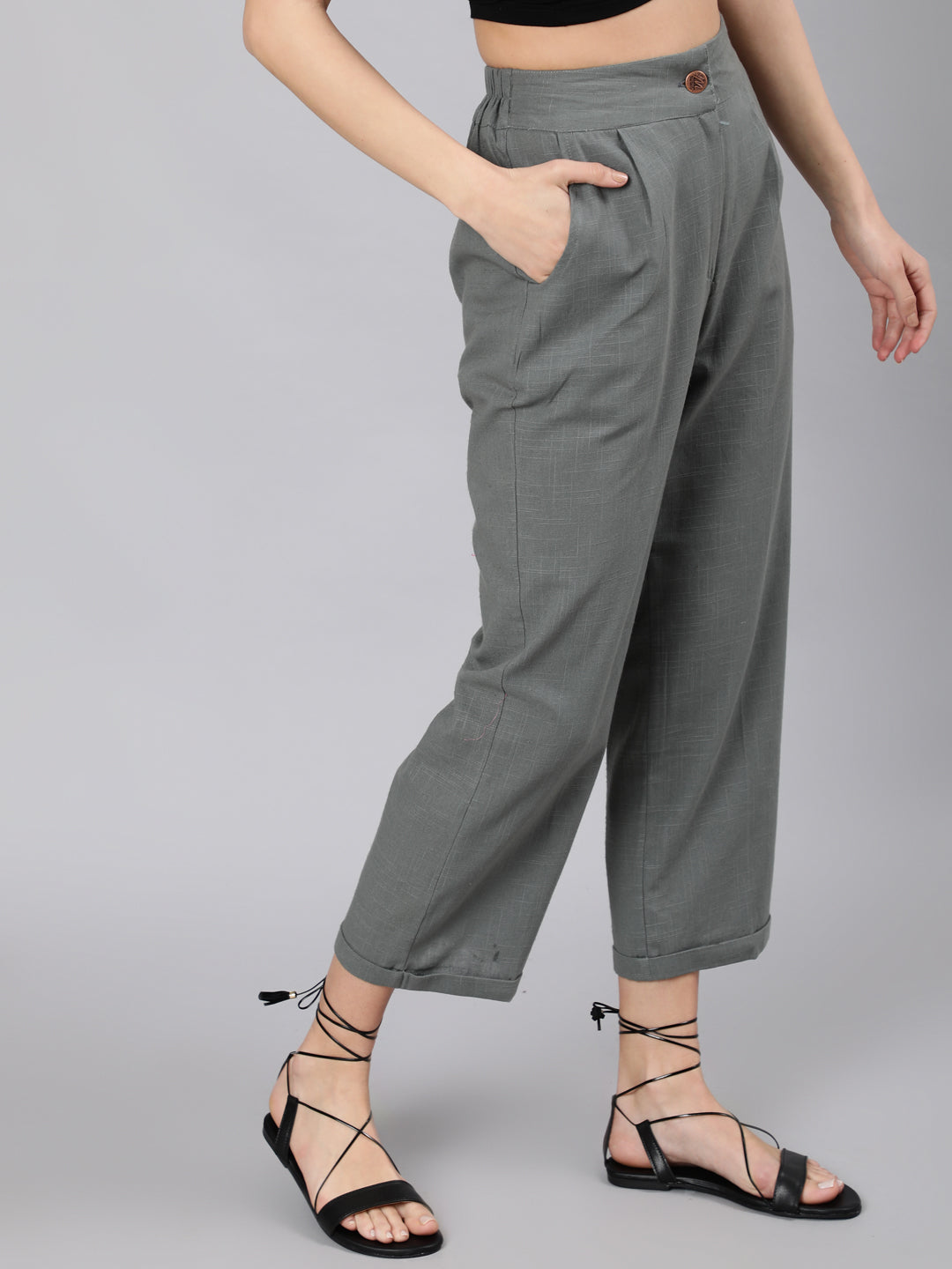 Buy high waist parallel pants