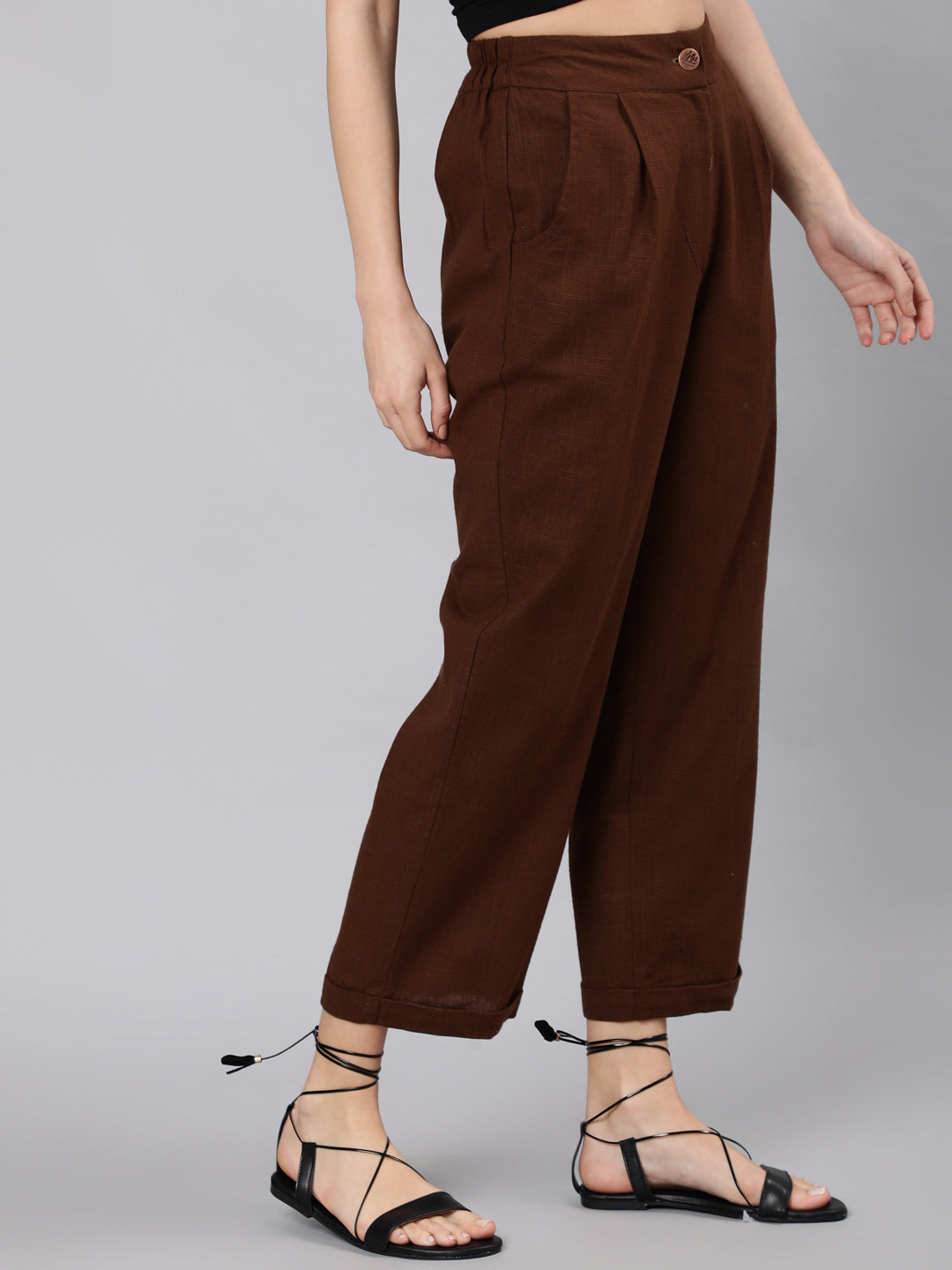 Shop straight cotton pants for Kurti