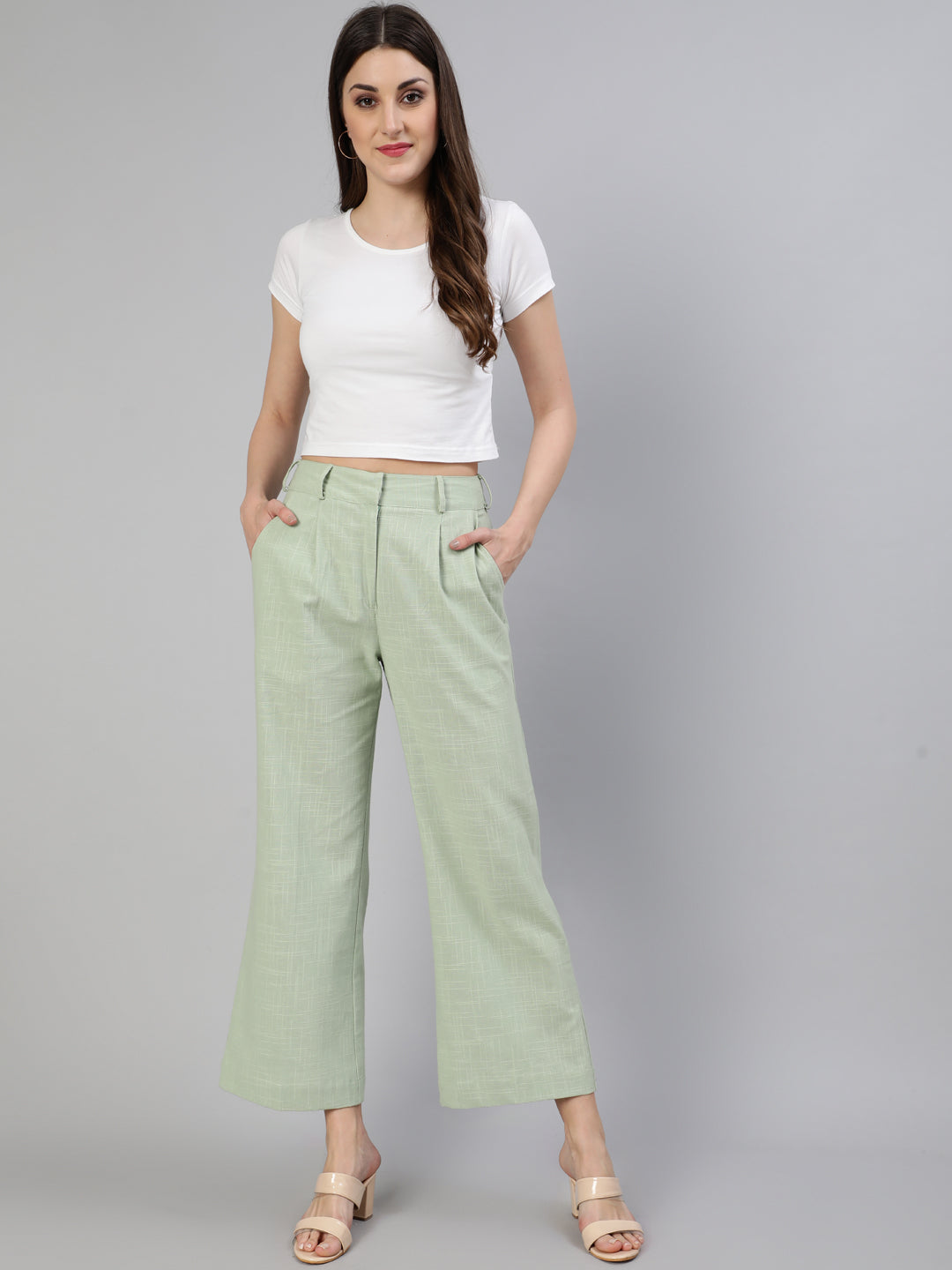 Shop high waist parallel jeans