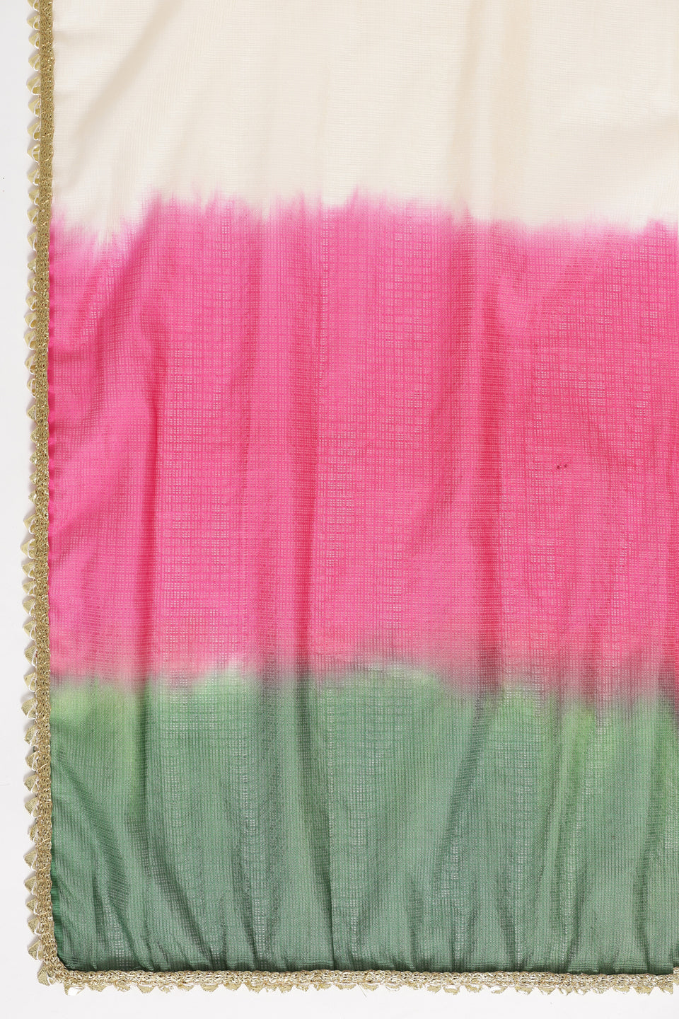 Cream Embrodiered Straight Chanderi Silk Kurta With Pant And Dupatta