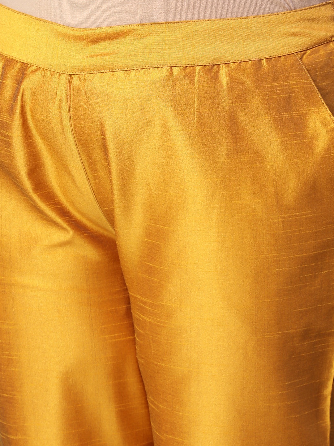 Maroon Jacquard Woven Straight Kurta With Pants & Dupatta