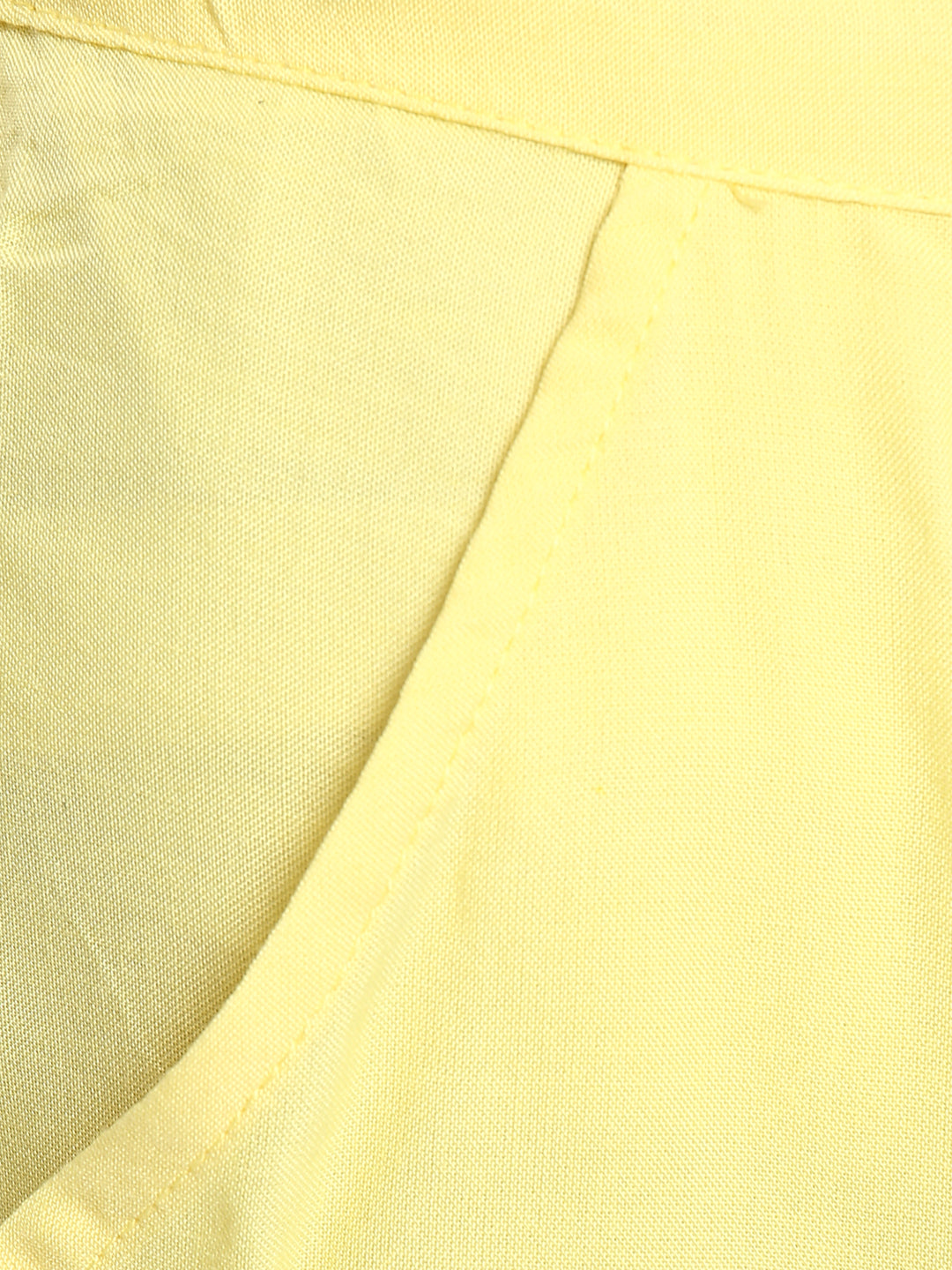Lemon Yellow Solid Rayon Palazzo