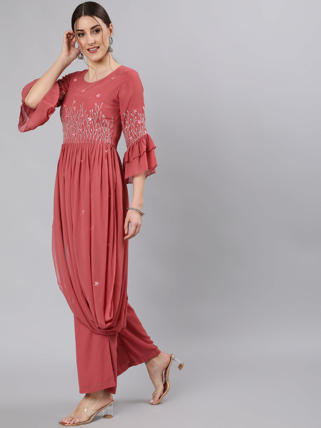 Women Stylish Ethnic Kurta Set For Wedding