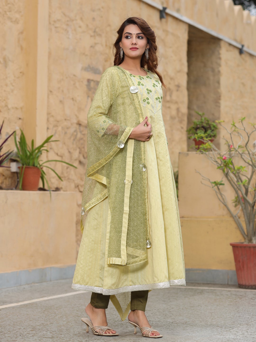 LONG KURTA WITH DUPATTA FOR WOMEN