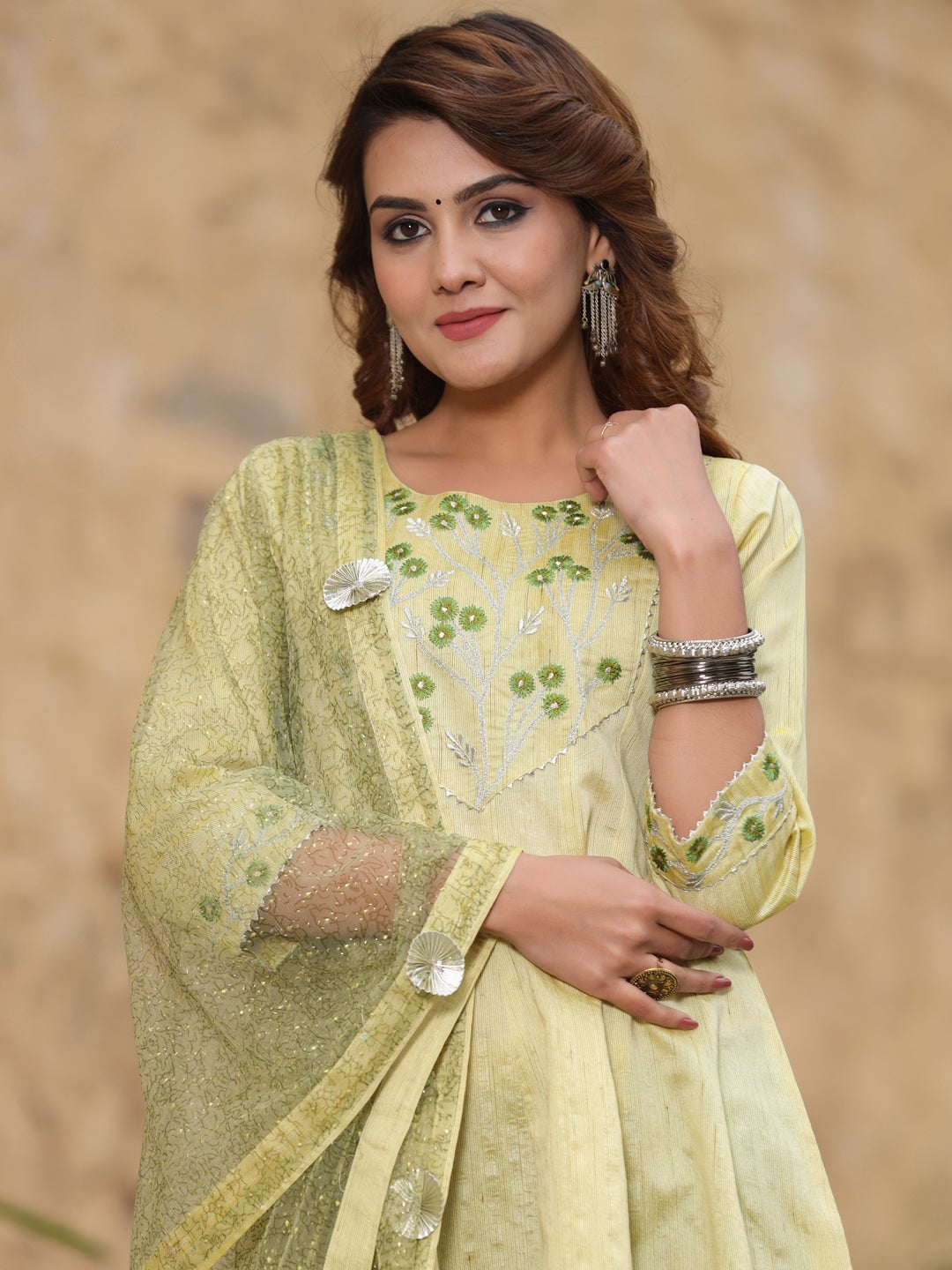 DESIGNER LIGHT COLOR KURTA SET