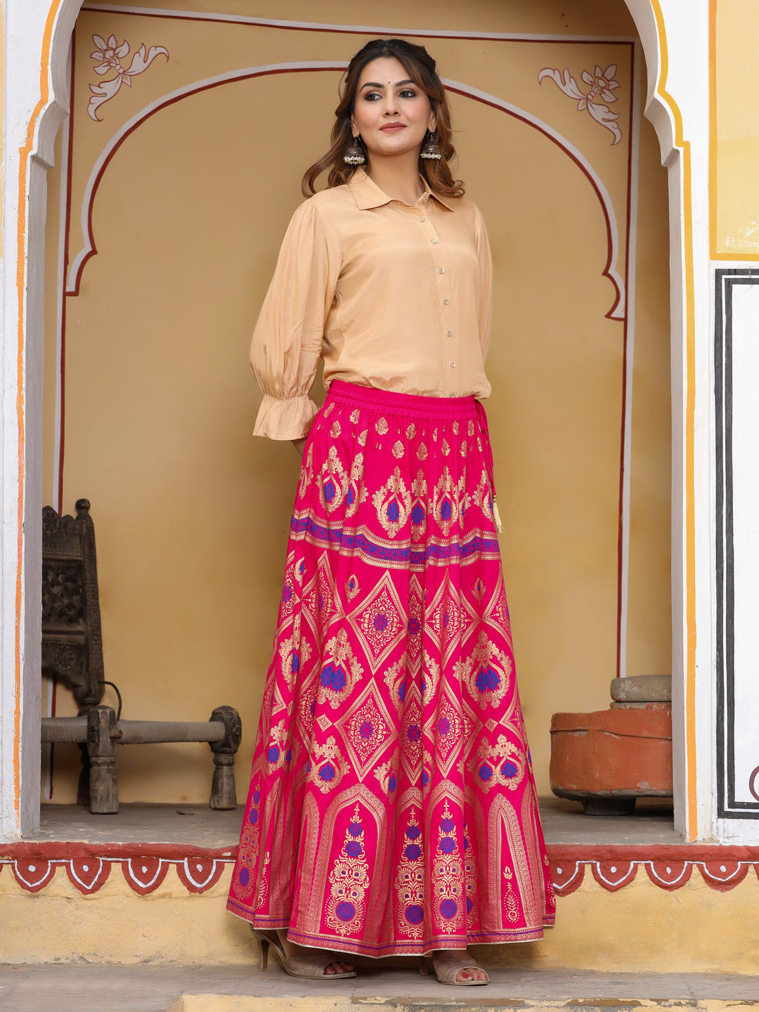 Shop Flared Designer Skirt for women