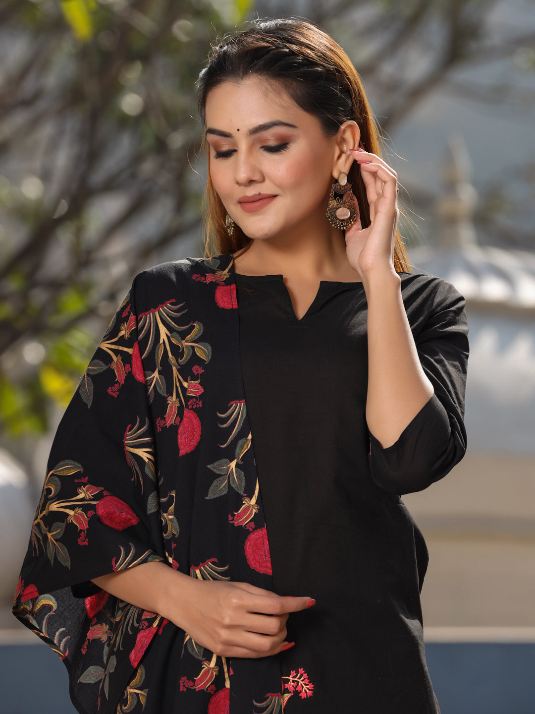 Straight printed Kurta set for women