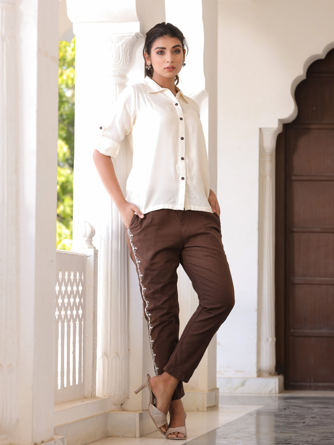 Shop Plus Size Casual Shirts & Bottom Sets for Women online