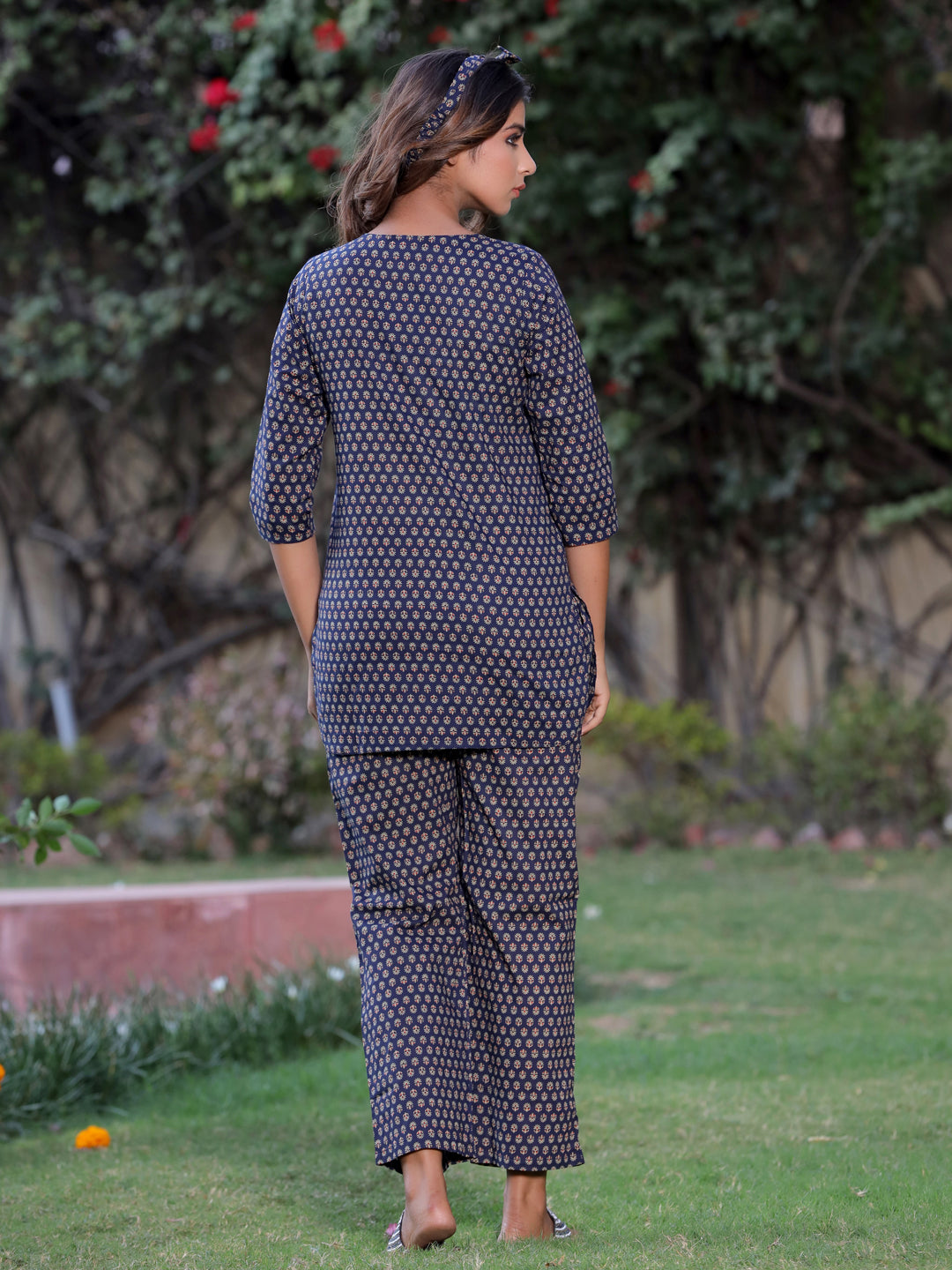 Blue Printed Night suit online