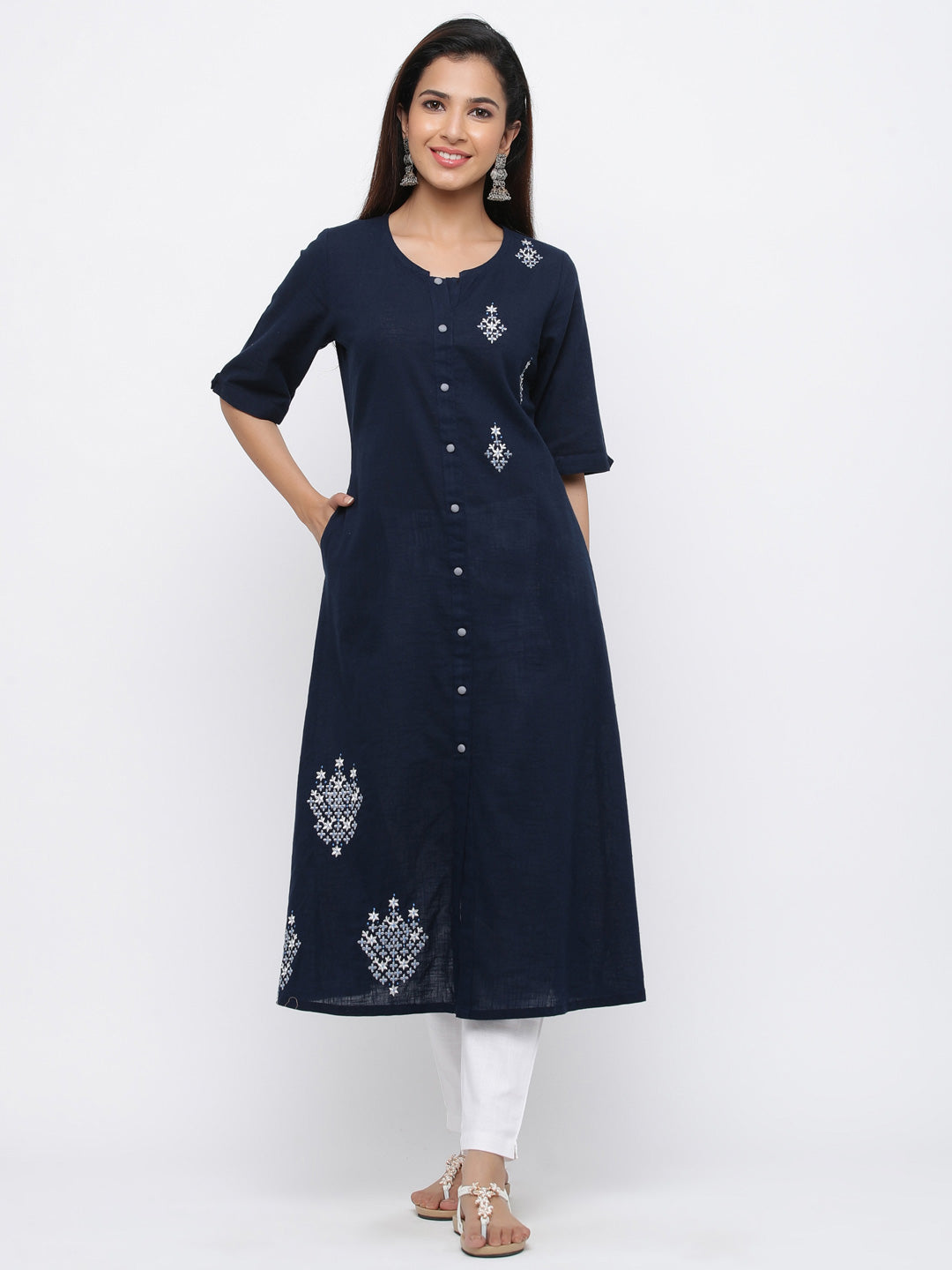 Daily wear cotton kurta for girls