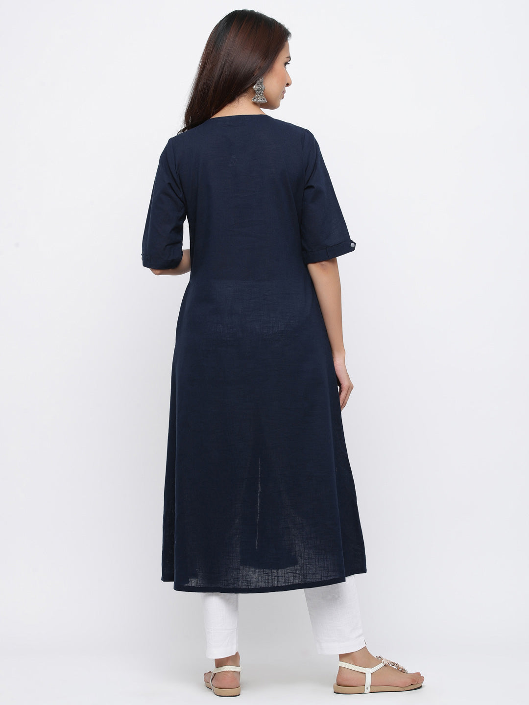 Plus size A line cotton kurta at low price