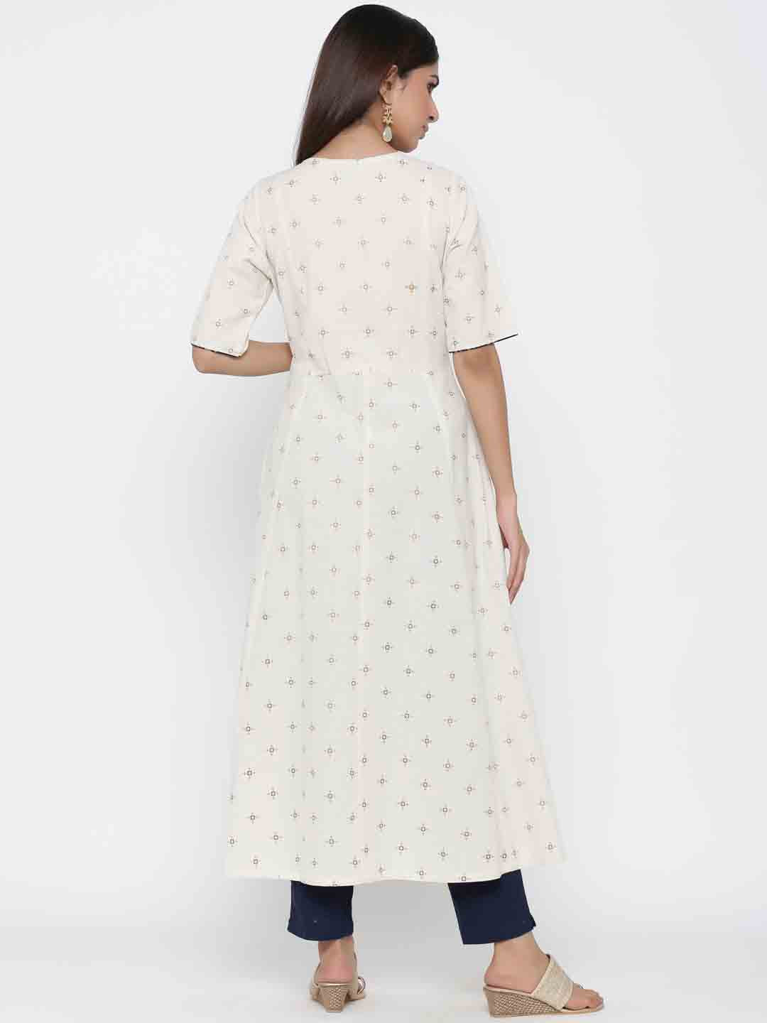 half sleeves kurta at jaipur kurti